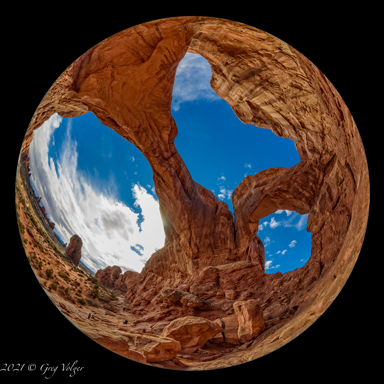 Double Arch, Arches National Park, Utah