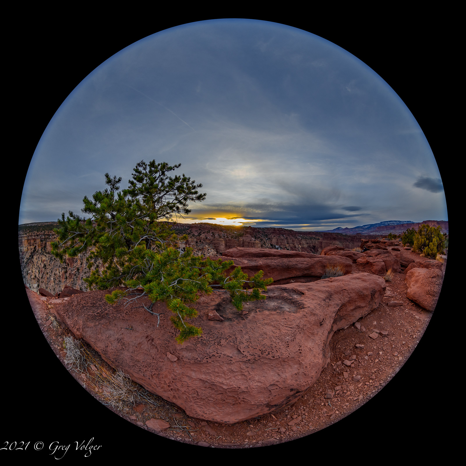 Sunset Point, Capitol Reef National Park, Utah