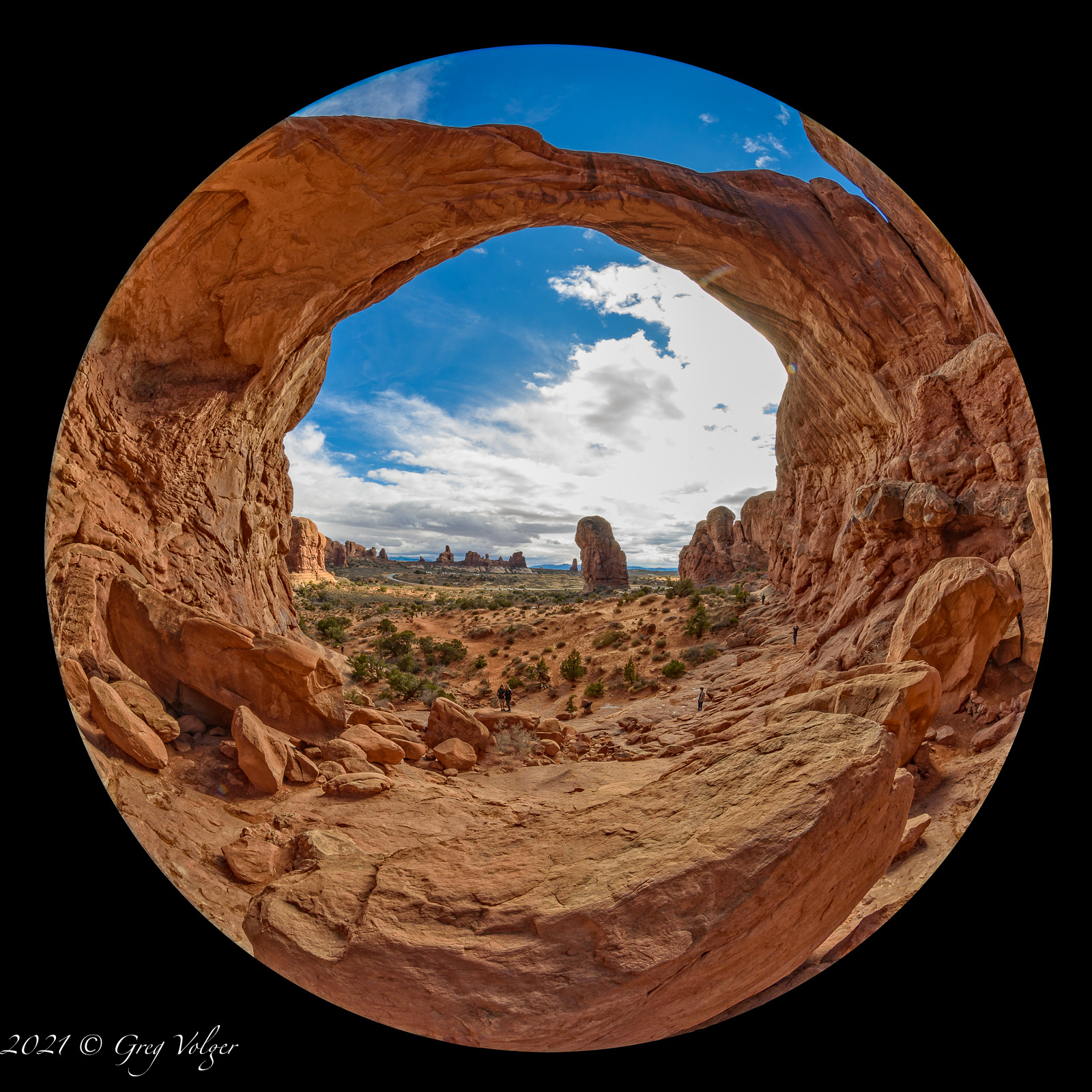 Double Arch, Arches National Park, Utah