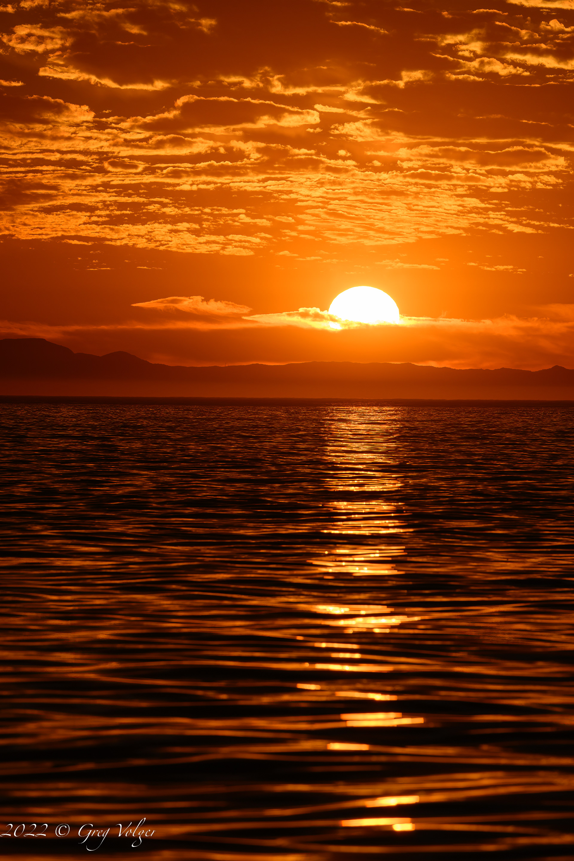 Sunrise from the backside of Catalina Island