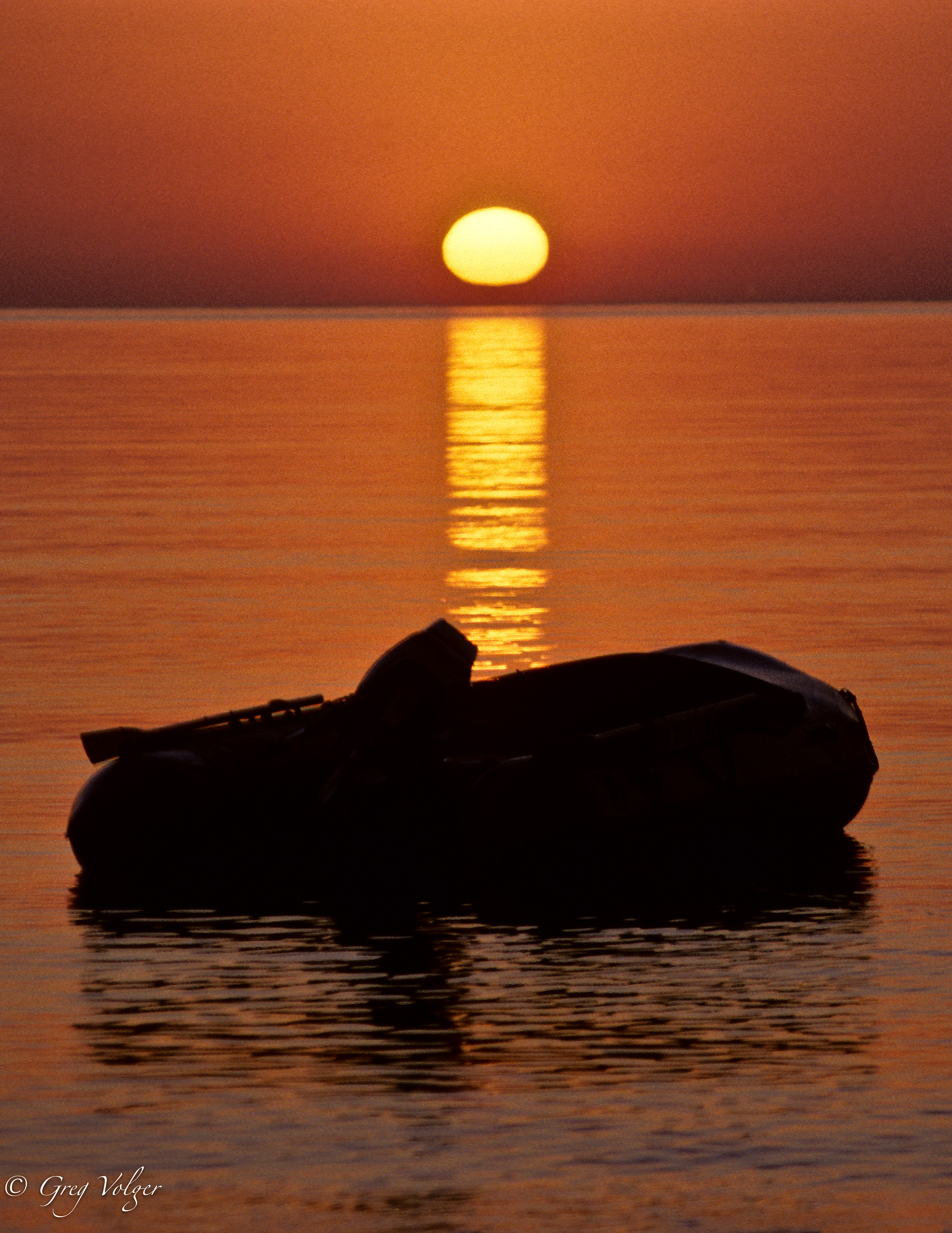 Zodiac in Sea of Cortez