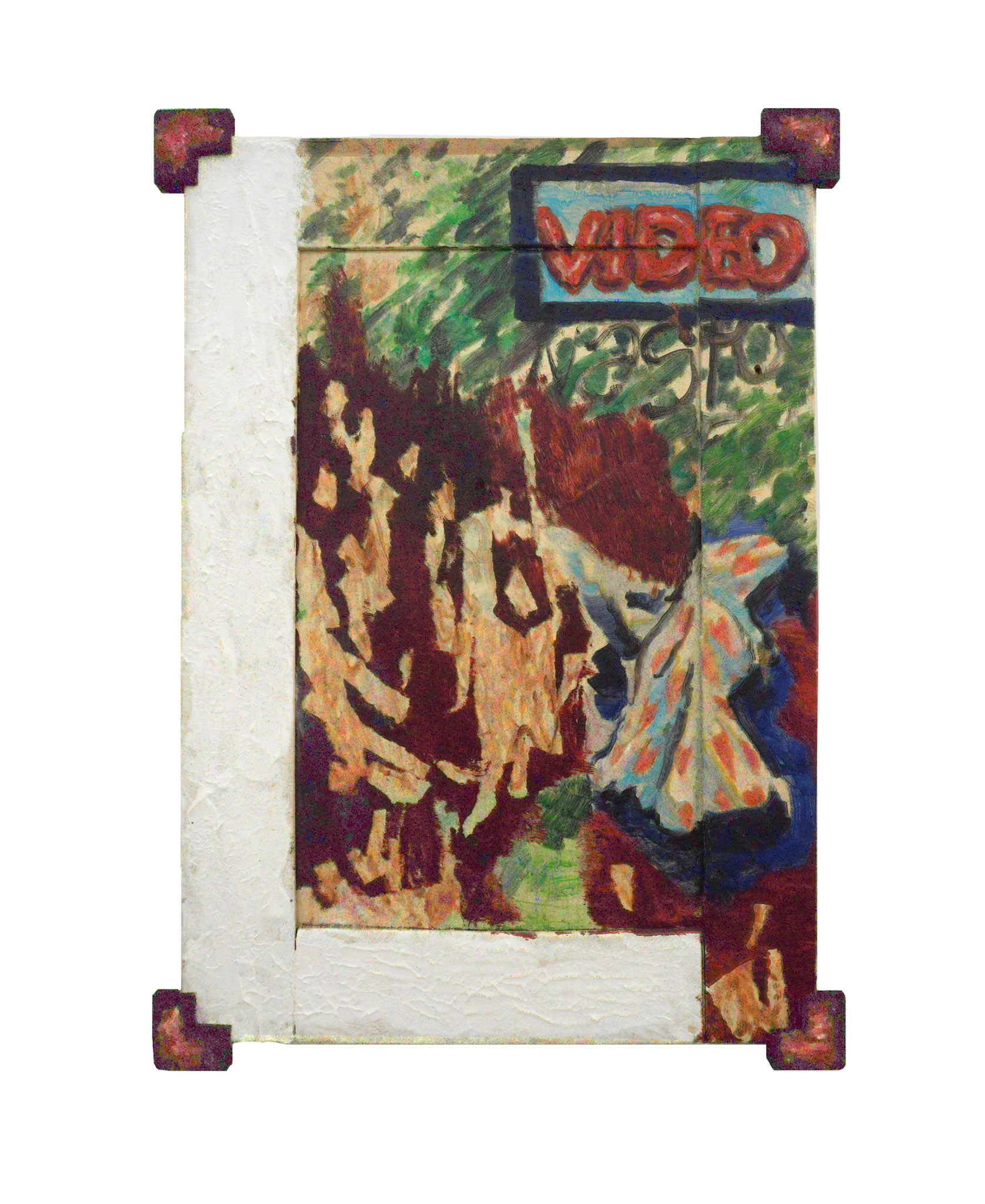 "Video" Oil and Gesso on Wooden Board