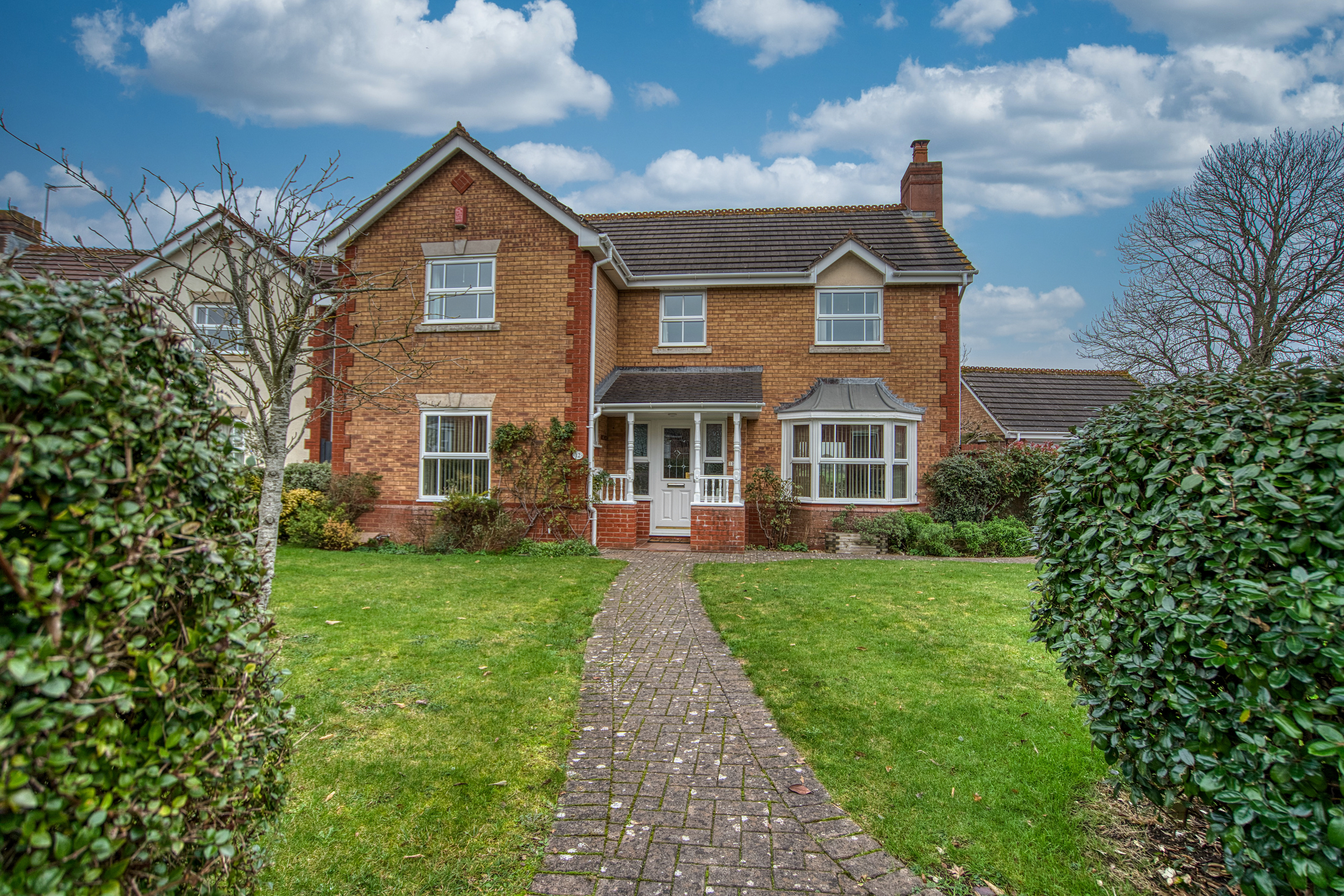 A high dynamic range photograph of a house for sale in South West of England produced by professional property photographer PhotoCB