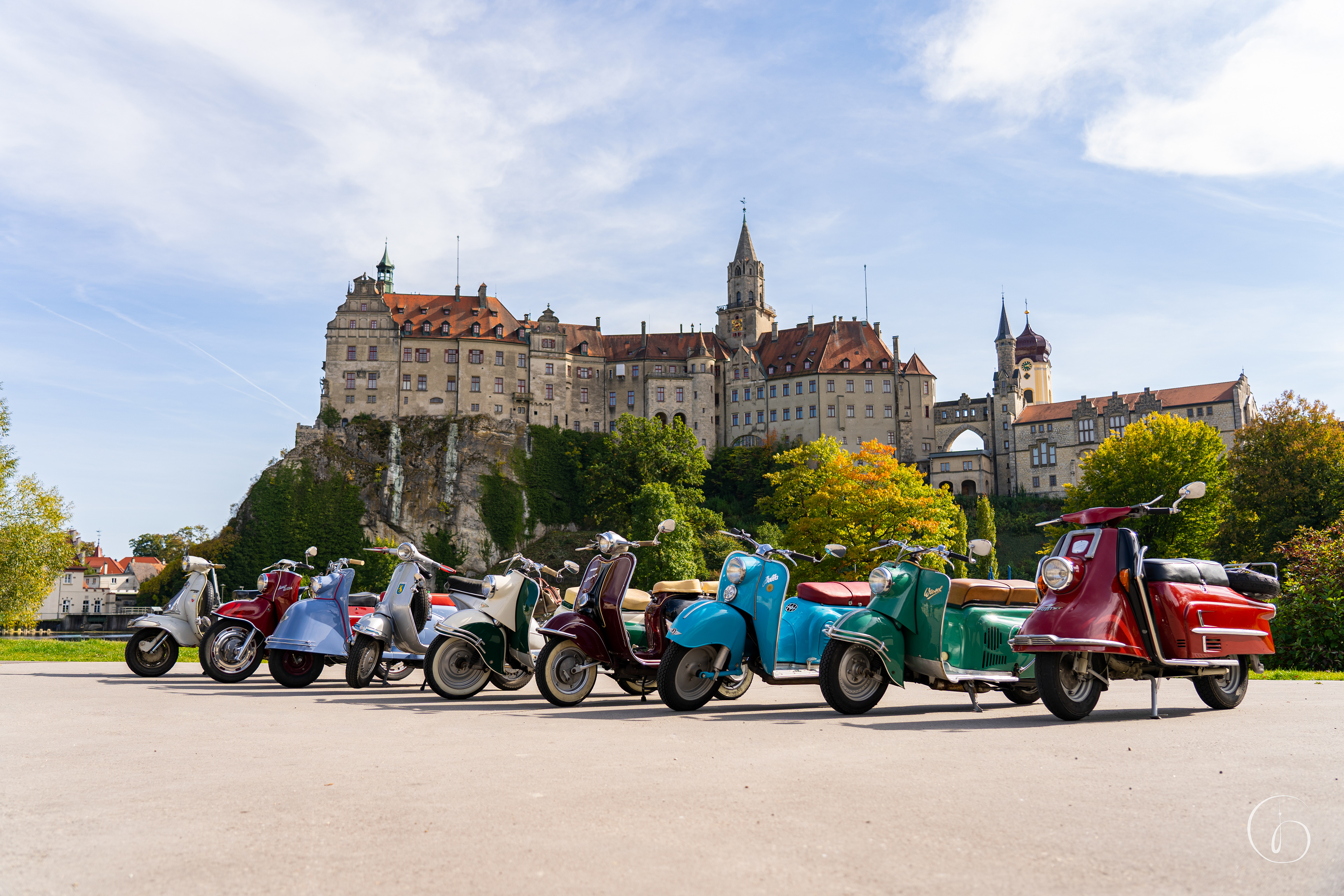 Vor dem Schloss Sigmaringen