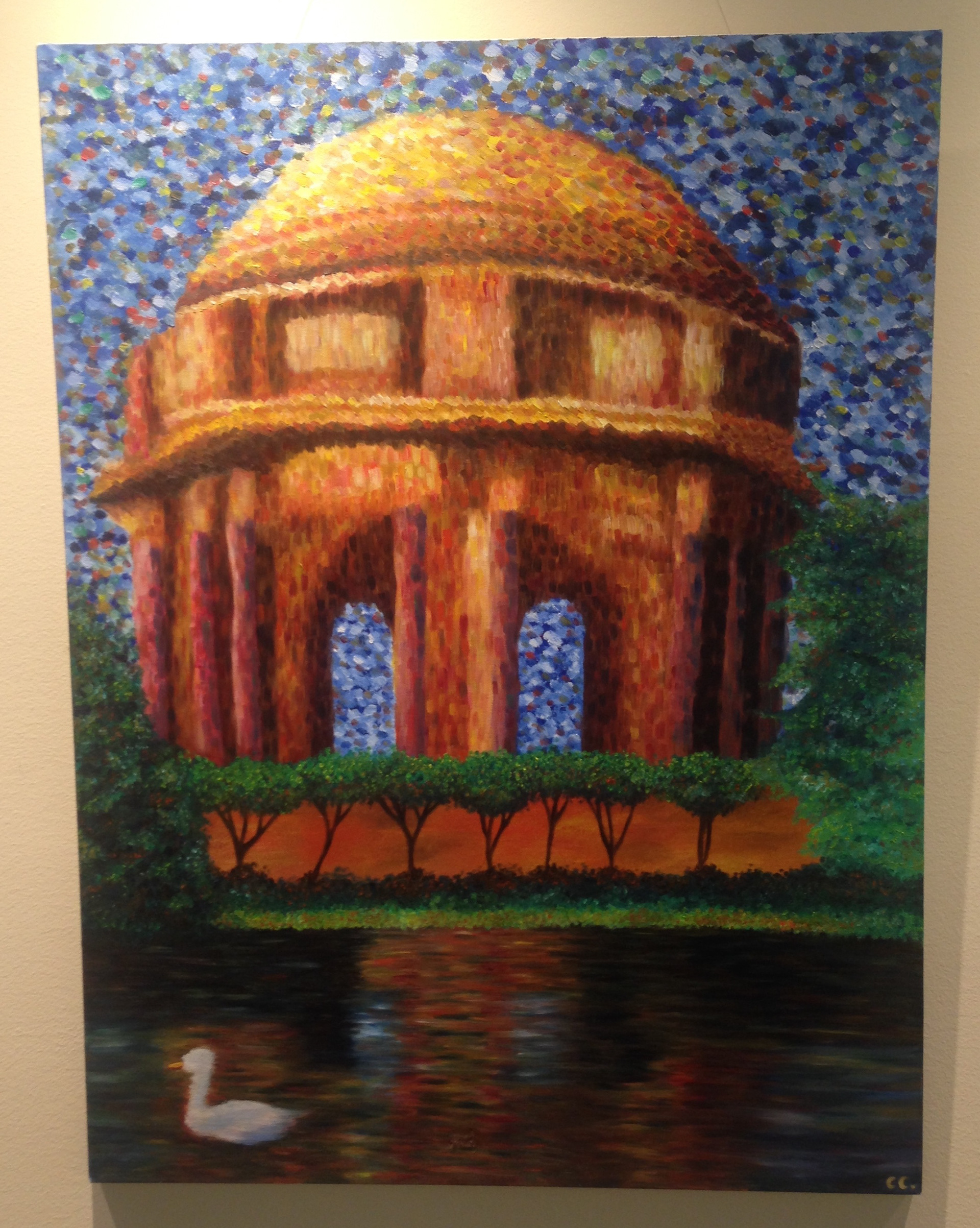 30"x 48" Oil on canvas, Palace of Fine Art