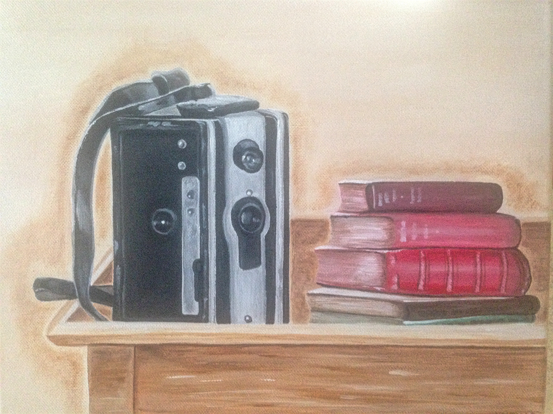 10"x 12" Acrylic on canvas, Objects