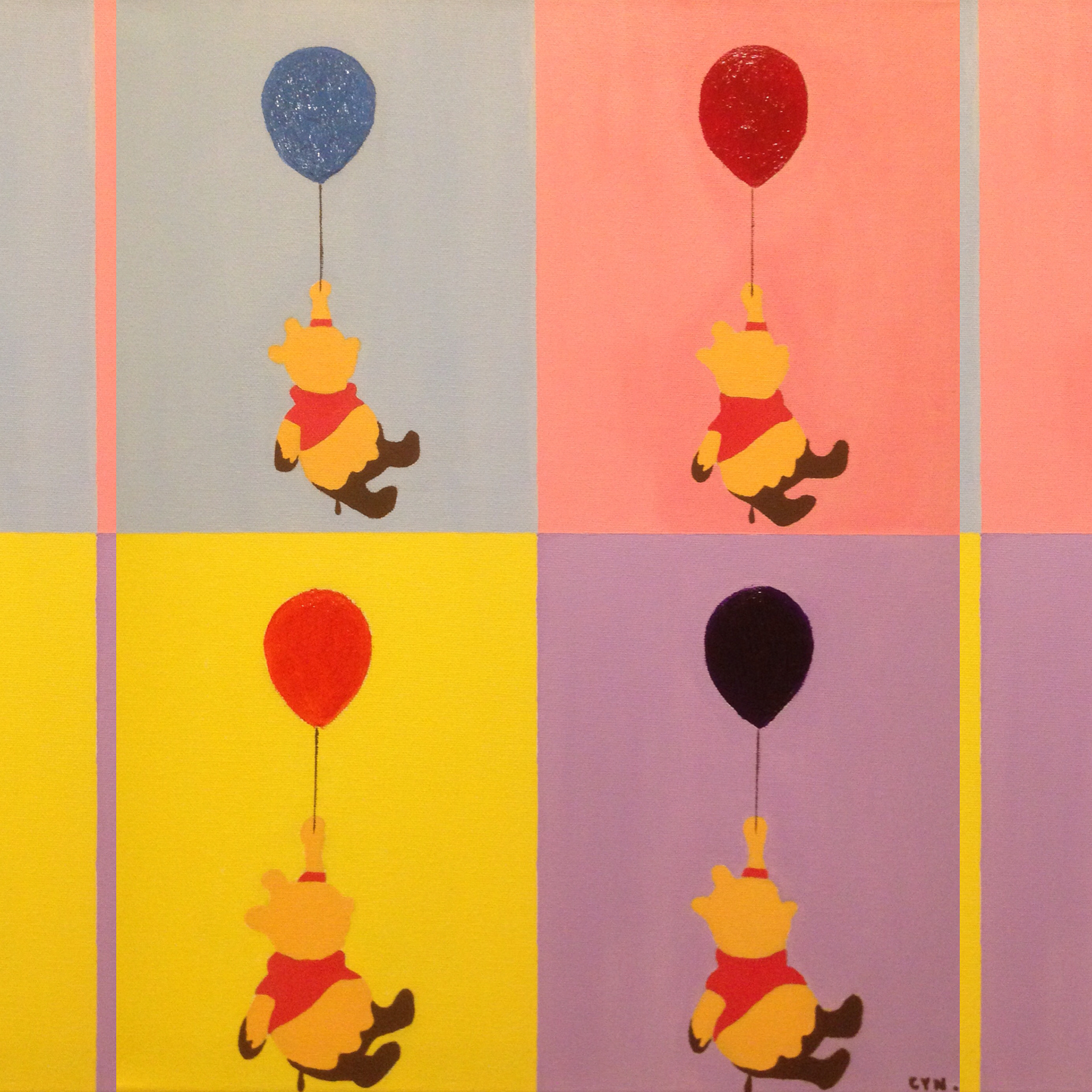 16"x 20" Acrylic on canvas, Textures and Colors