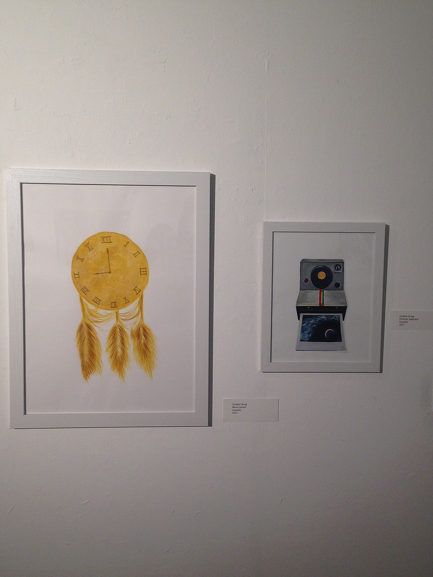 Senior Art Show in UC Davis Basement Gallery