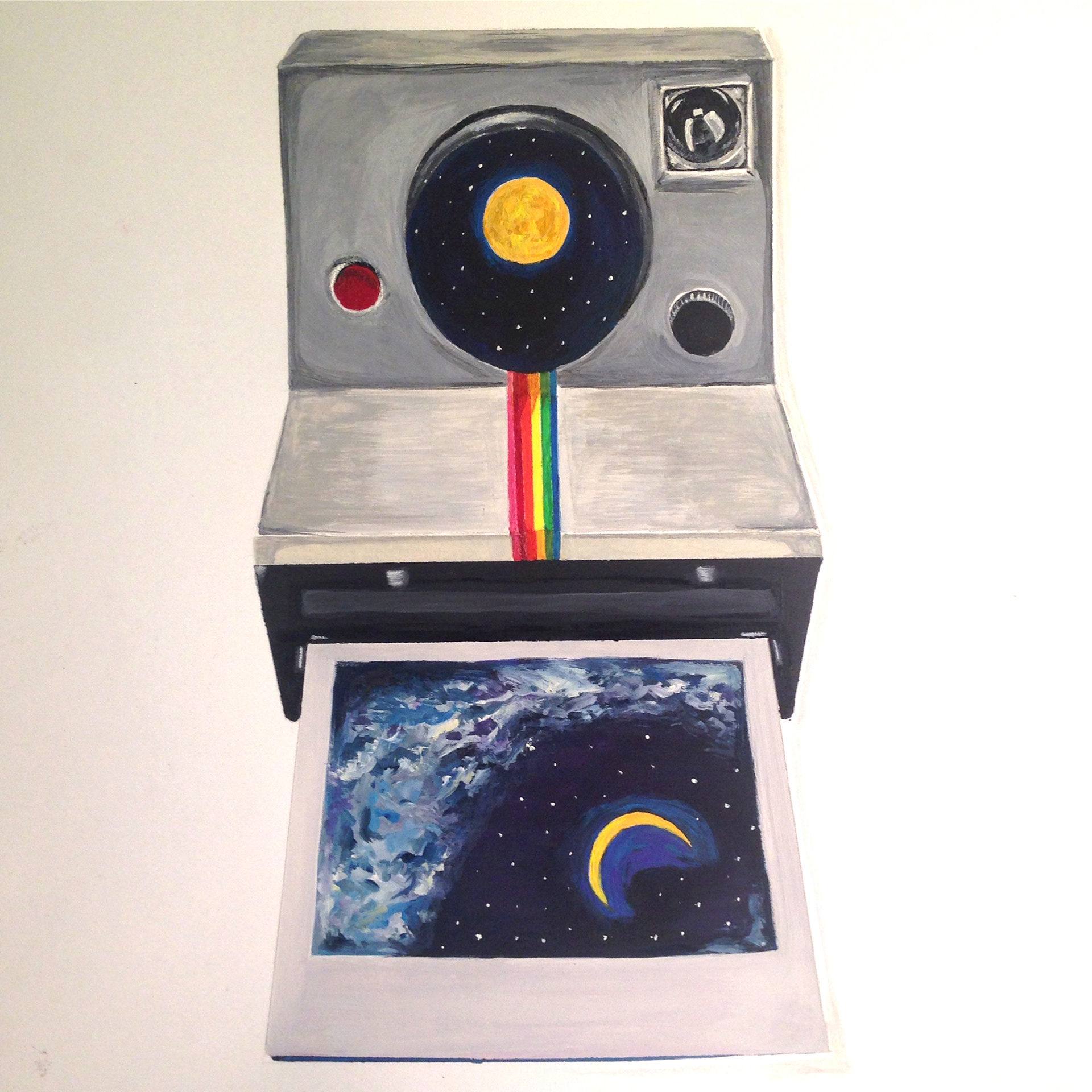 11"x 14" Gouache on paper,  Perfectly Imperfect