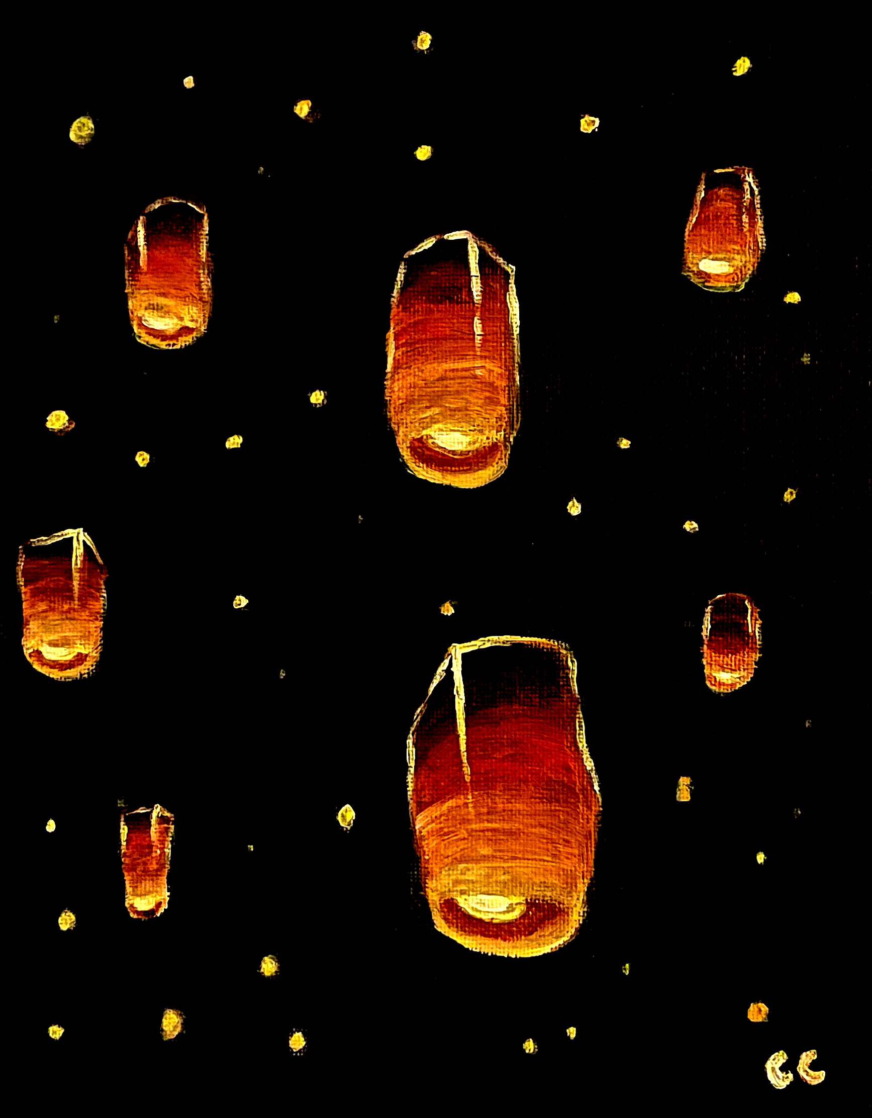 9"x12" Acrylic on canvas