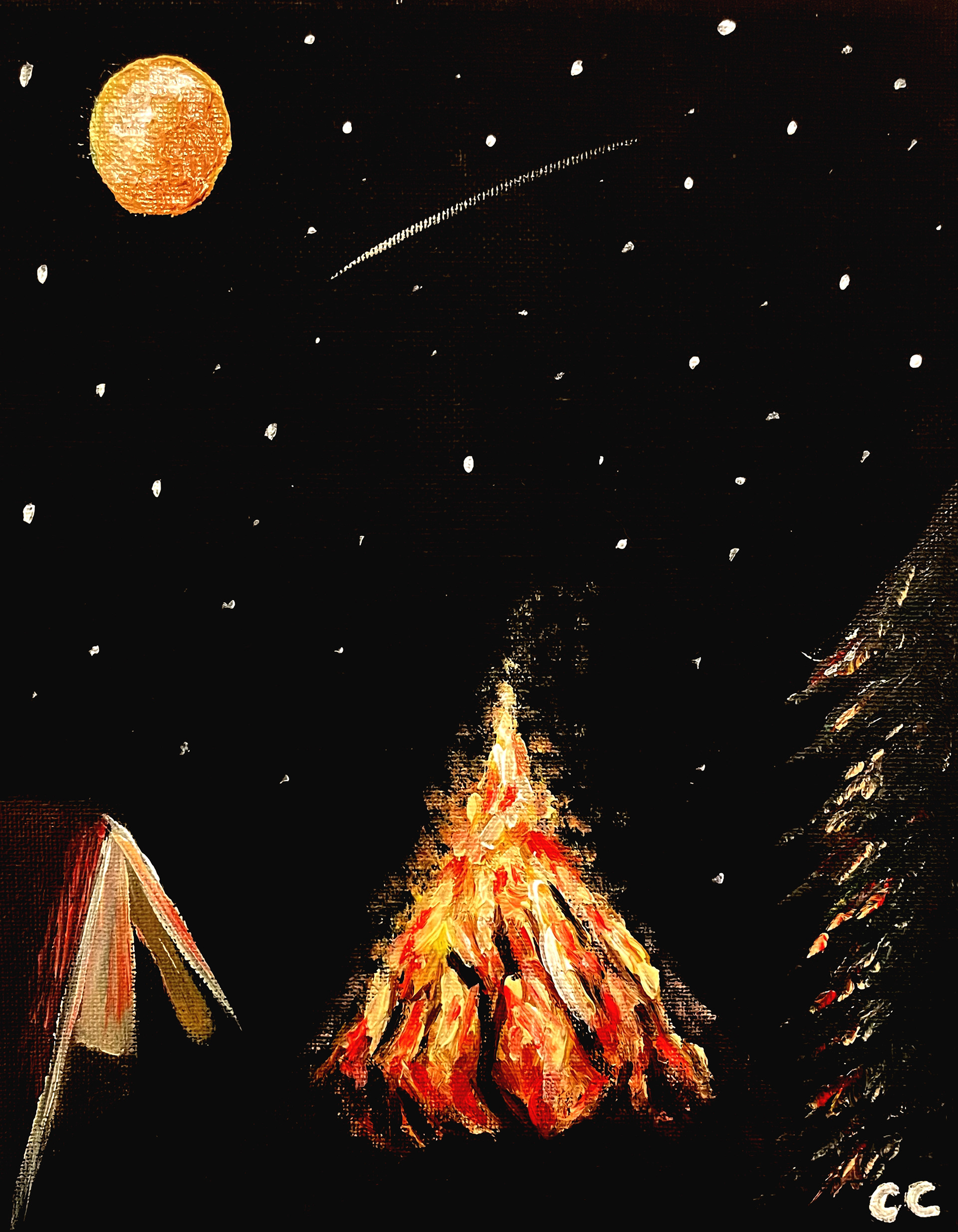 9"x12" Acrylic on canvas