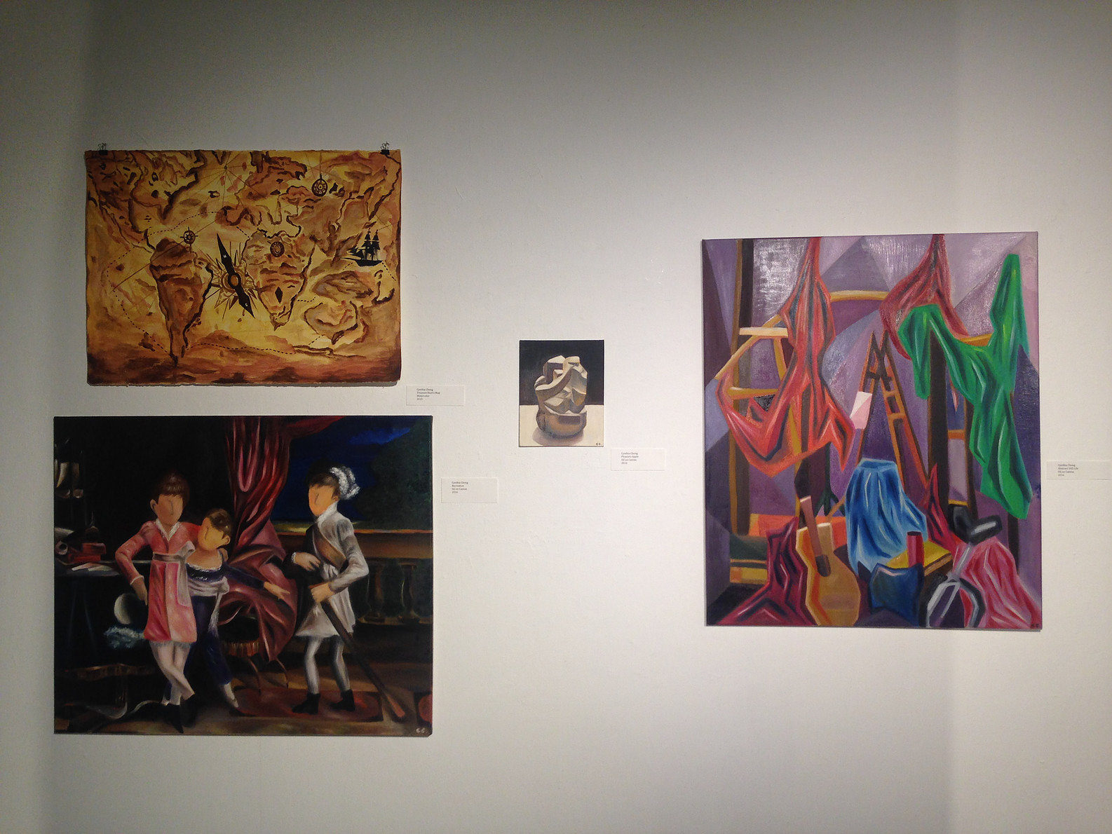Senior Art Show in UC Davis Basement Gallery