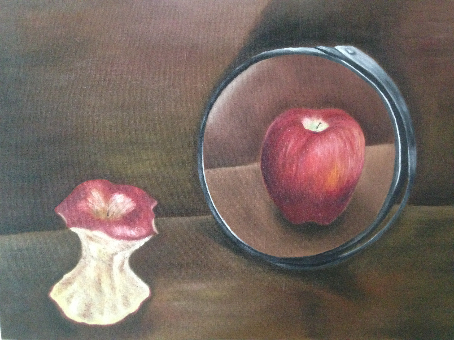 30"x 24" Oil on linen canvas, Reflection