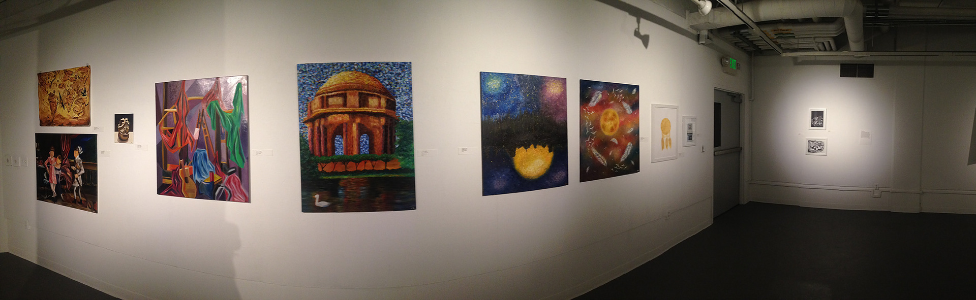 Senior Art Show in UC Davis Basement Gallery