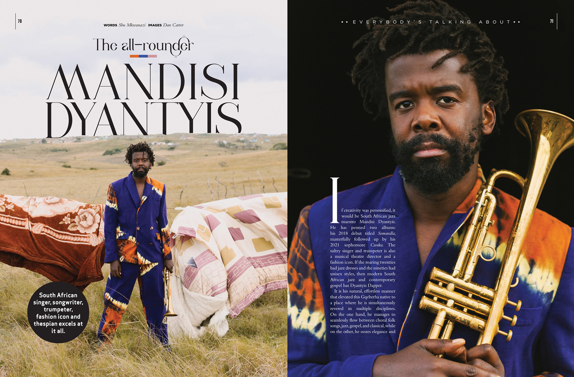 SAWUBONA SAA Inflight Magazine / 2024 / Mandisi Dyantyis