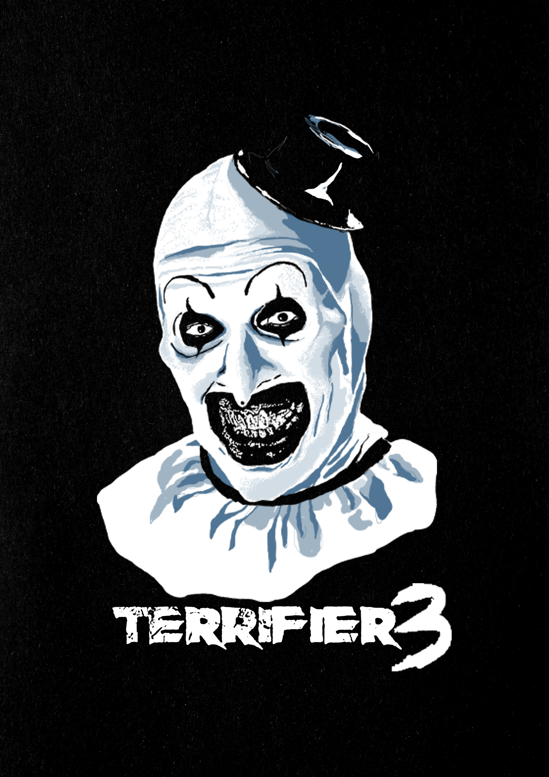     Promotional digital illustration created for the theatrical release of Terrifier 3.