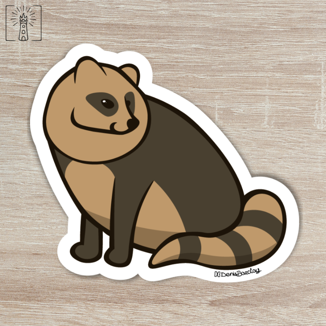 Tanuki Sticker | TAST001