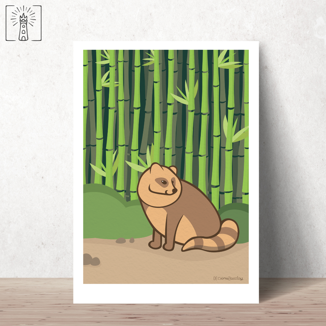 Tanuki Print (A5) | TAPR001