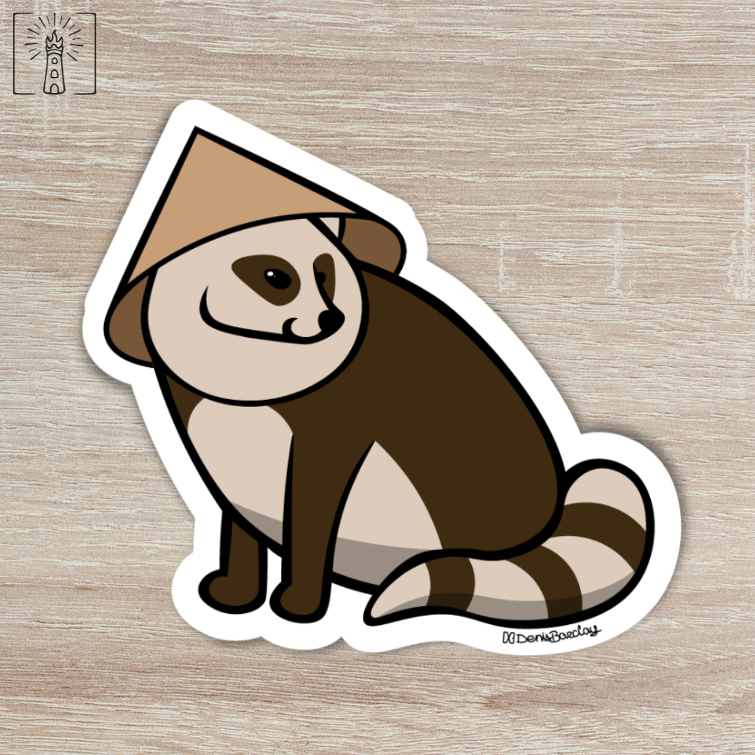 Tanuki Sticker | TAST002