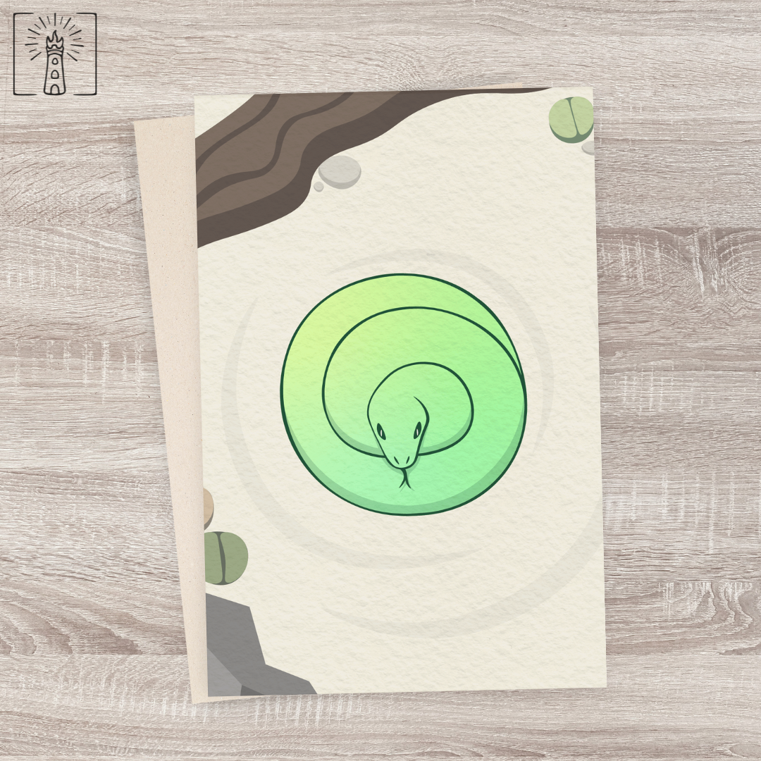 Snake Print Card | SNPC001