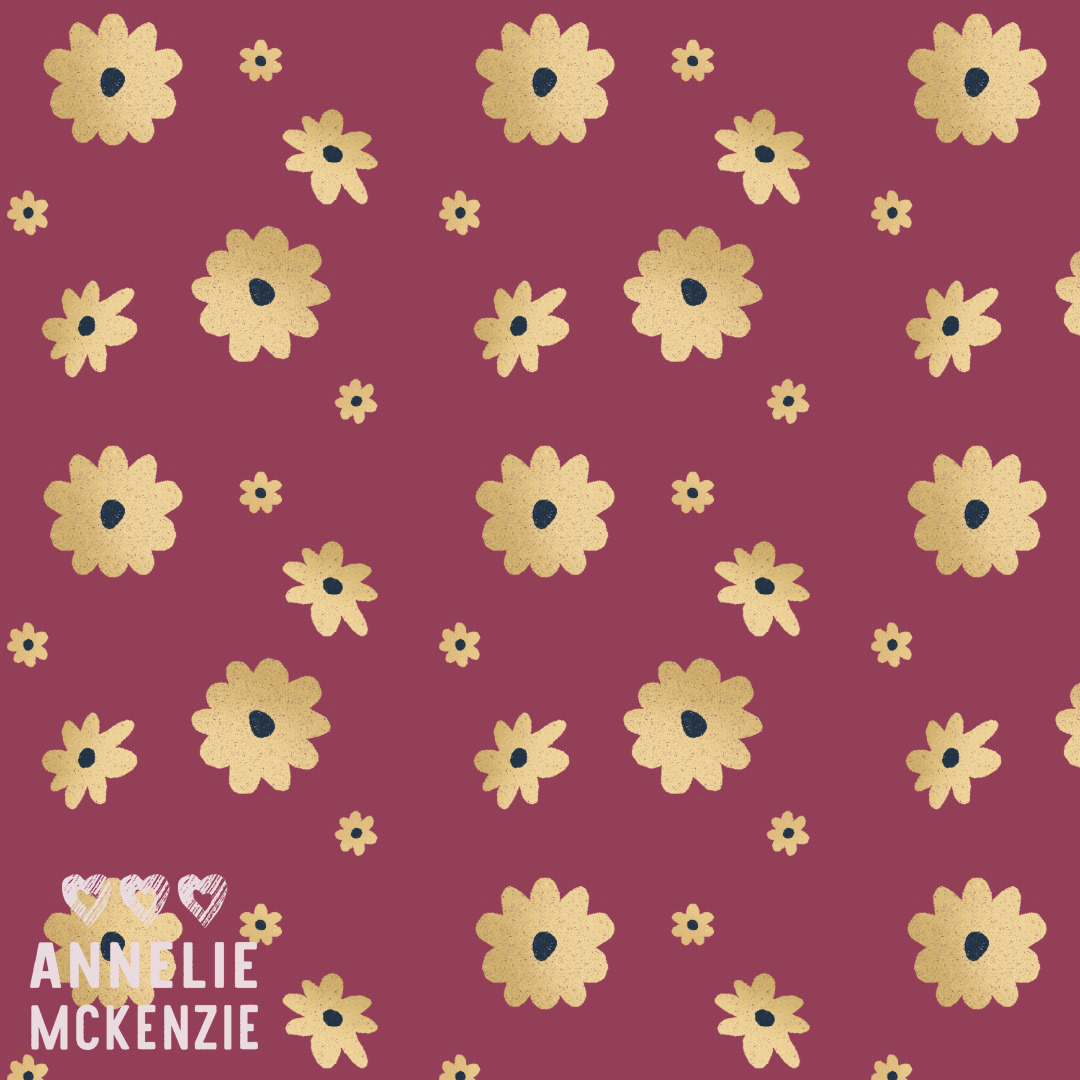 #098 Daisies Red