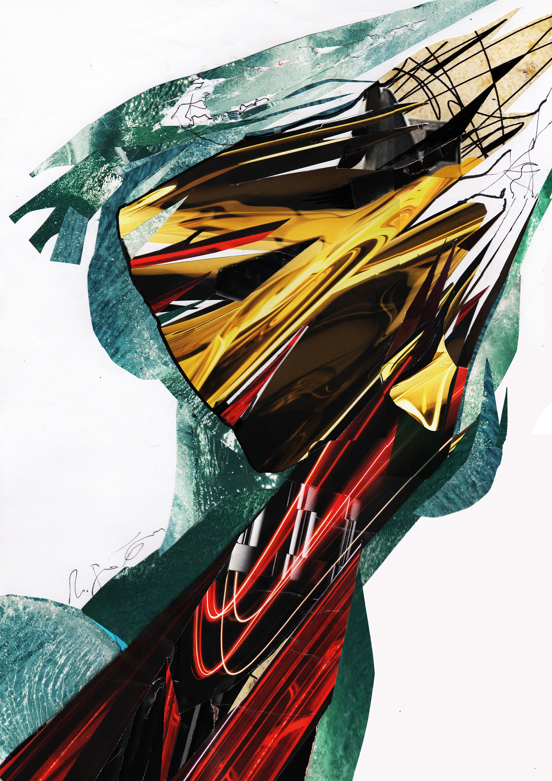 Dynamik: analoge Collage