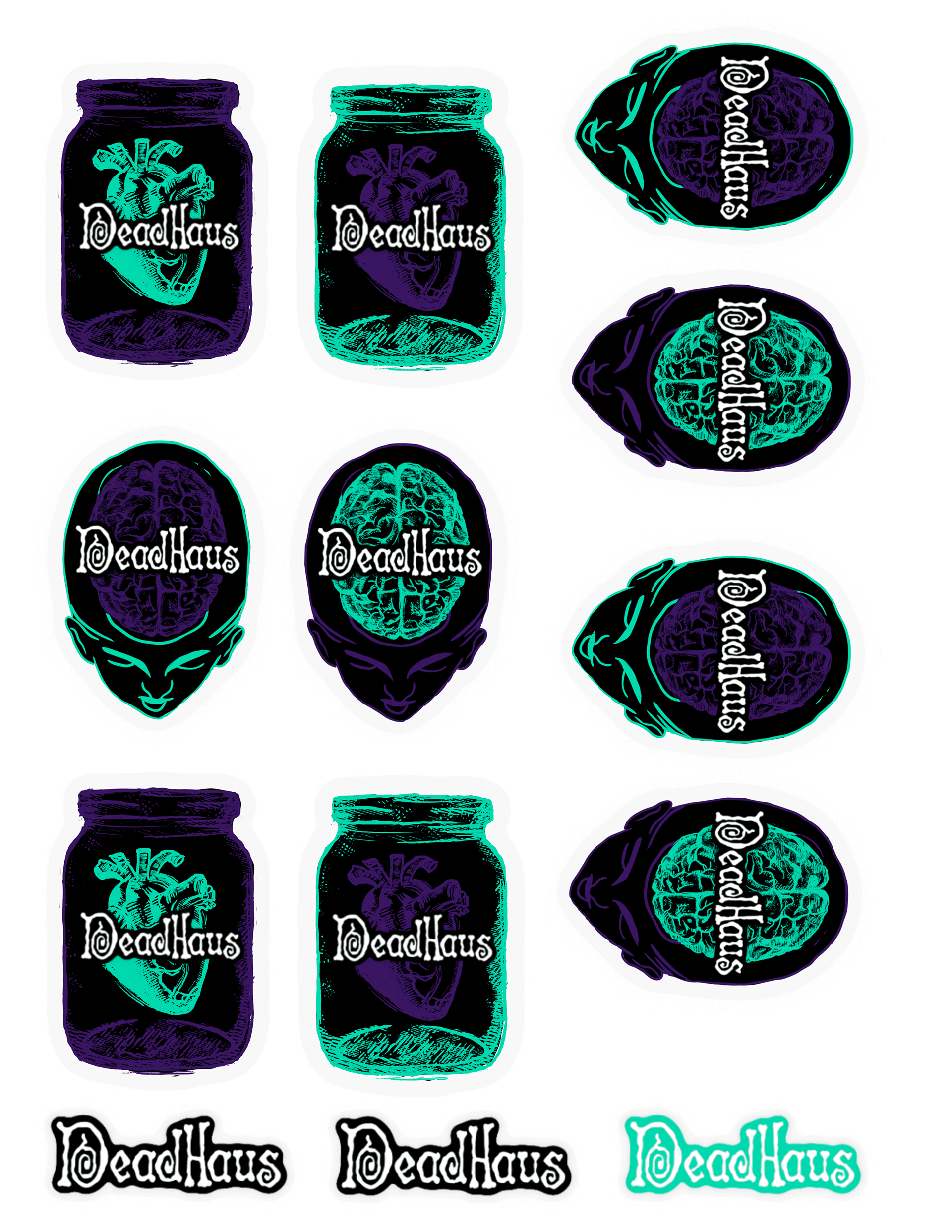 Deadhaus Brand Stickers