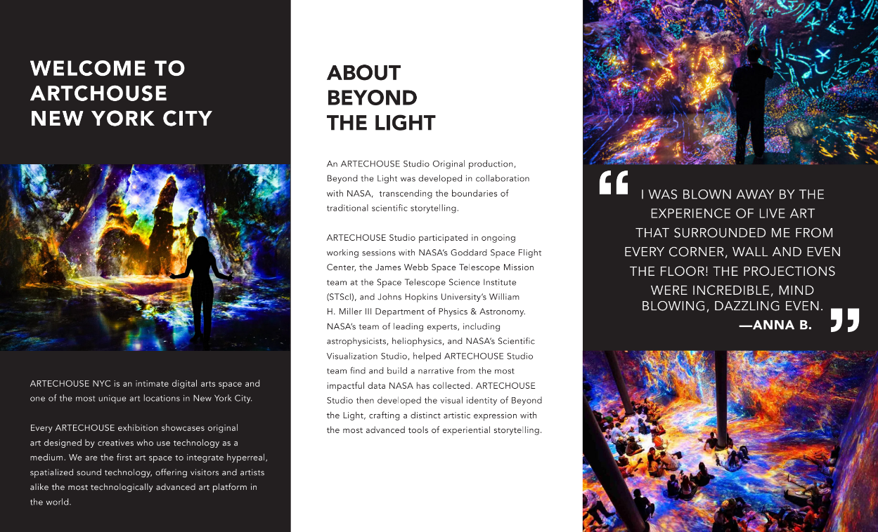 Brochure Layout from the Interior