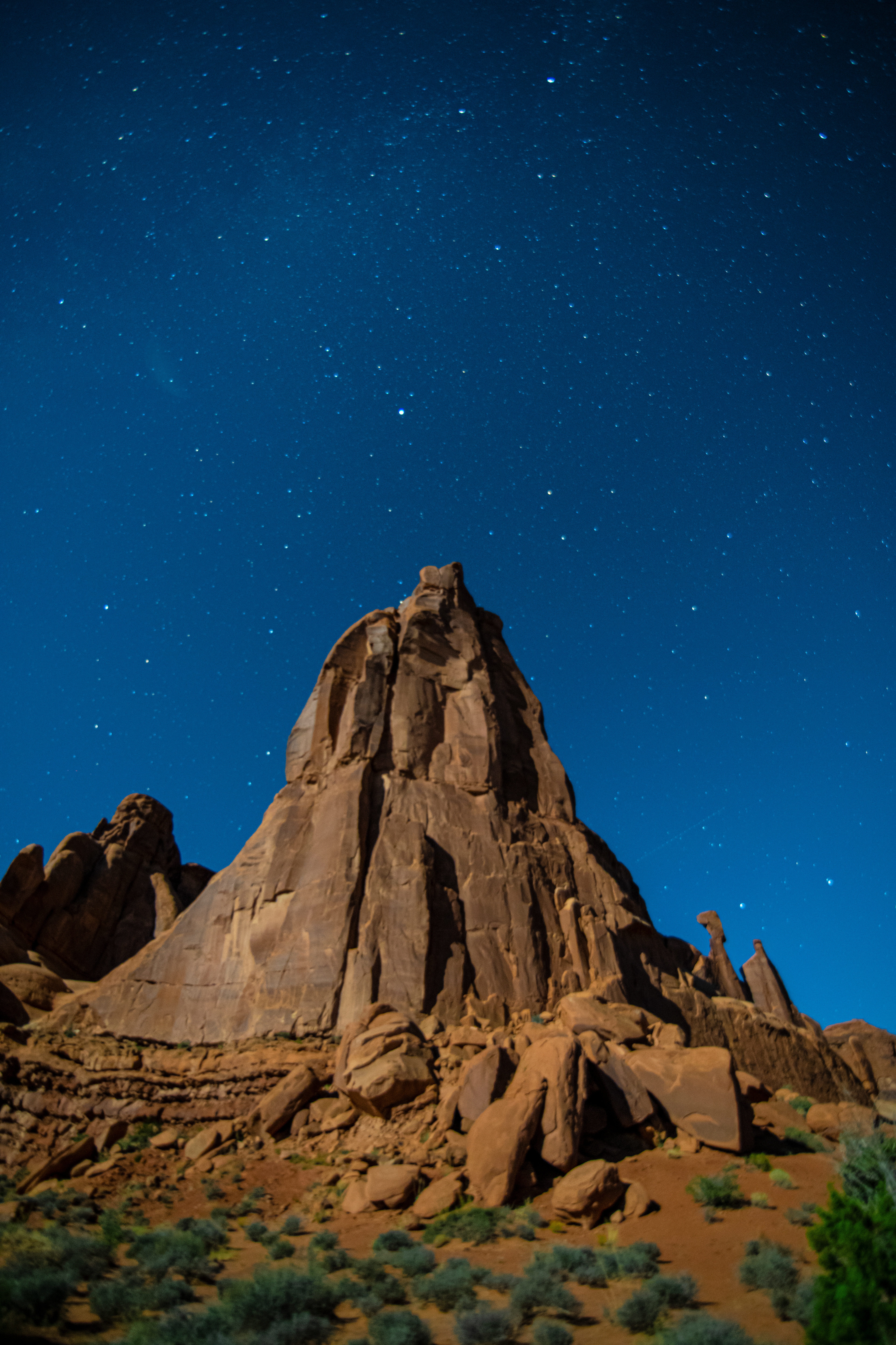 Utah at night