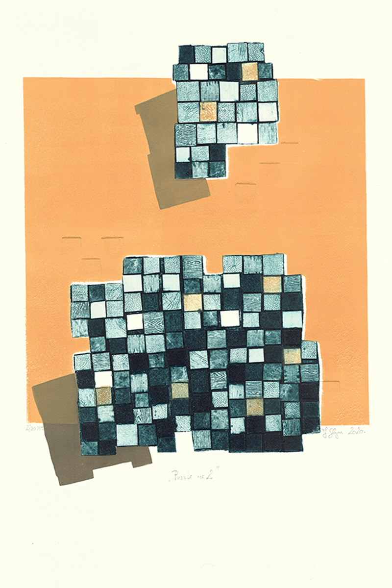 Puzzle me 2, 51 x 45 cm