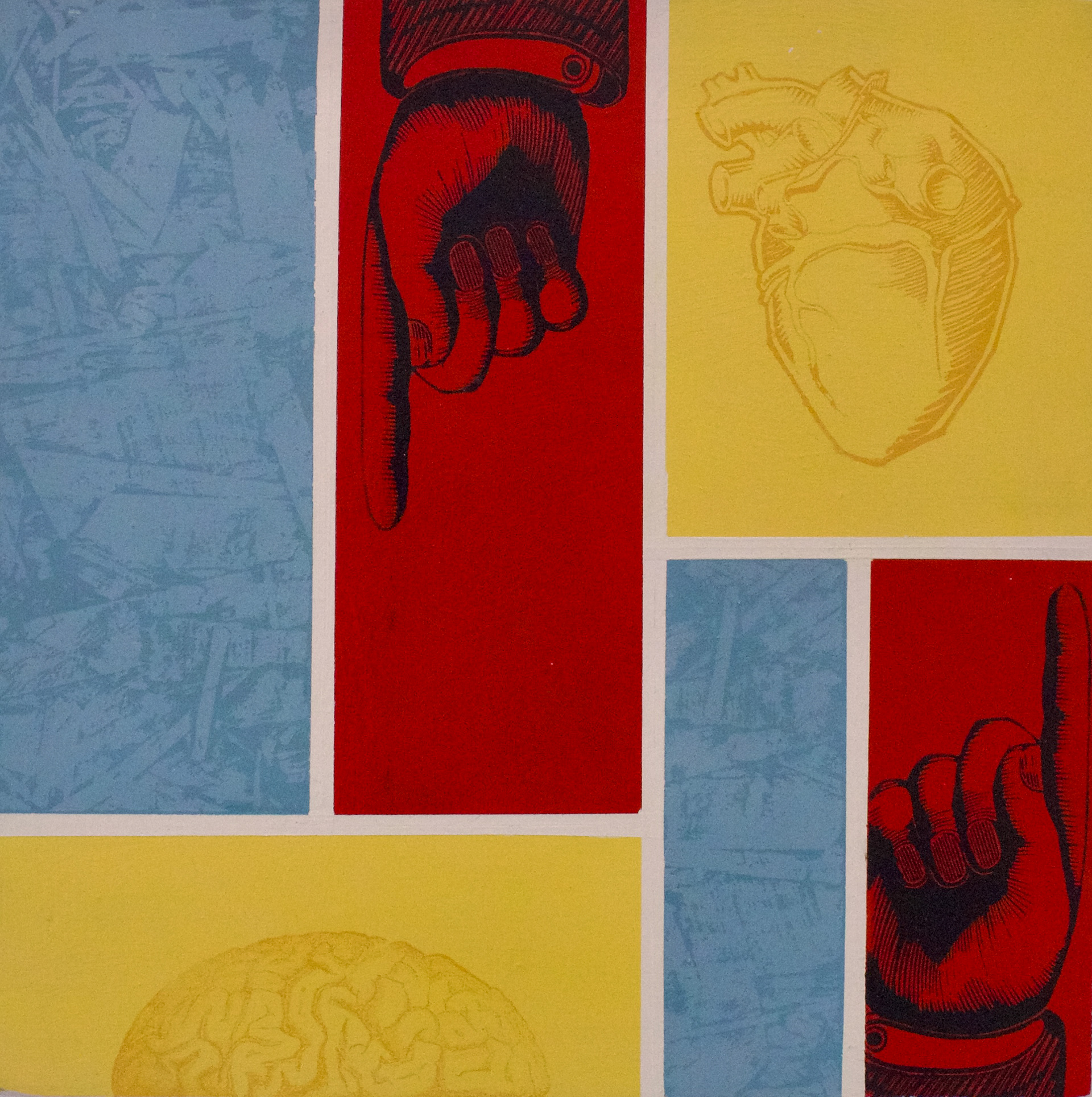 Screen print "The Head and The Heart"