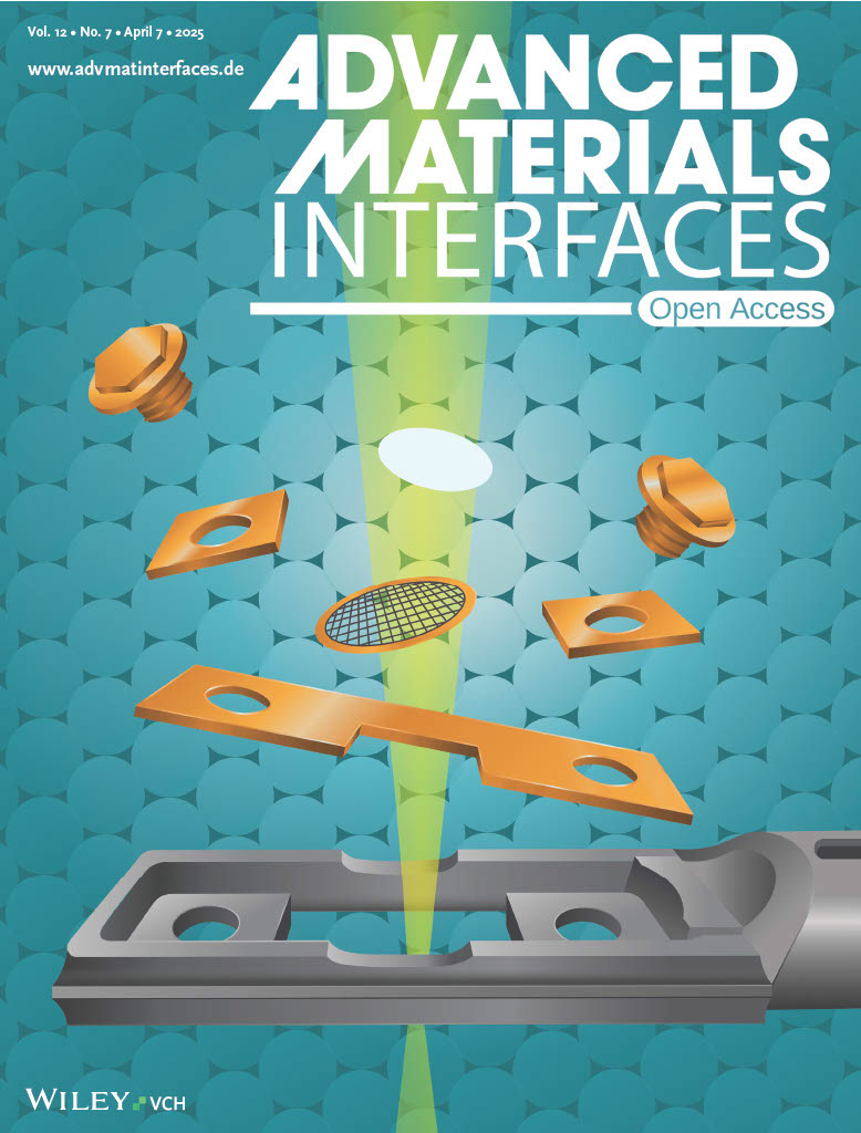 Cover image for the Journal of Advanced Materials Interfaces created by Danielle Horlacher
