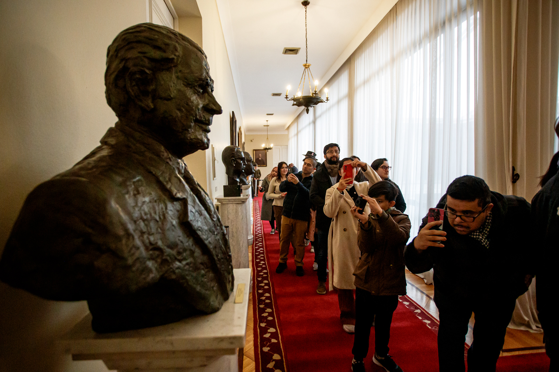 25 de mayo 2024 / SANTIAGO La Moneda abre sus puertas a visitantes durante el Día del Patrimonio.