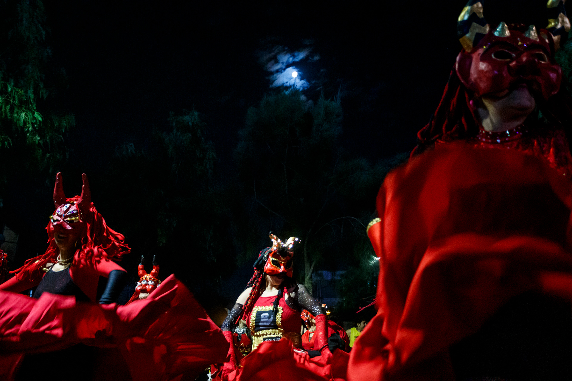 23 de diciembre 2023 / SANTIAGO Carnaval por el aniversario de Villa Francia, comuna de Estación Central.