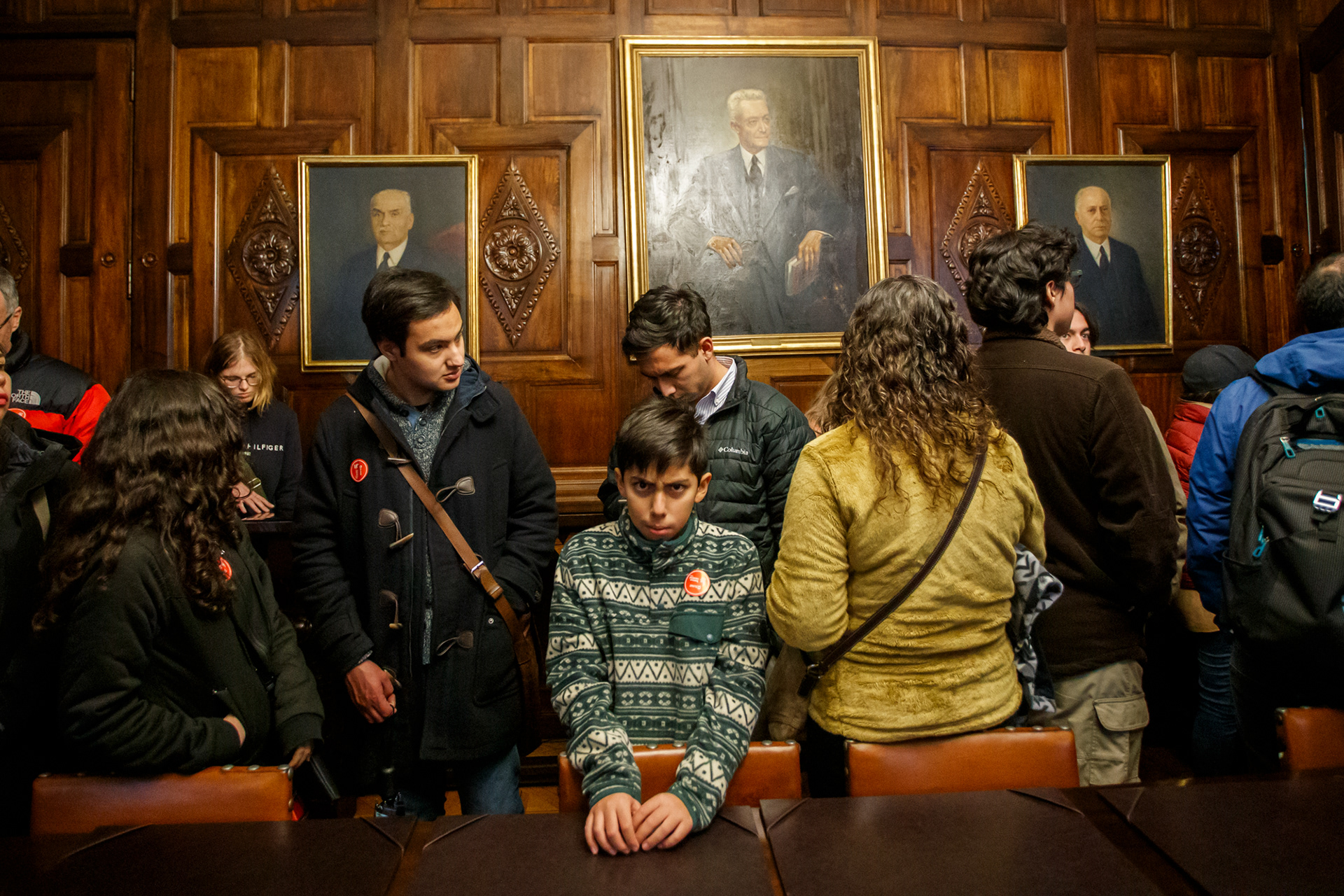 26 de mayo 2024 / SANTIAGO El Banco Central abre sus puertas a visitantes durante el Día del Patrimonio.