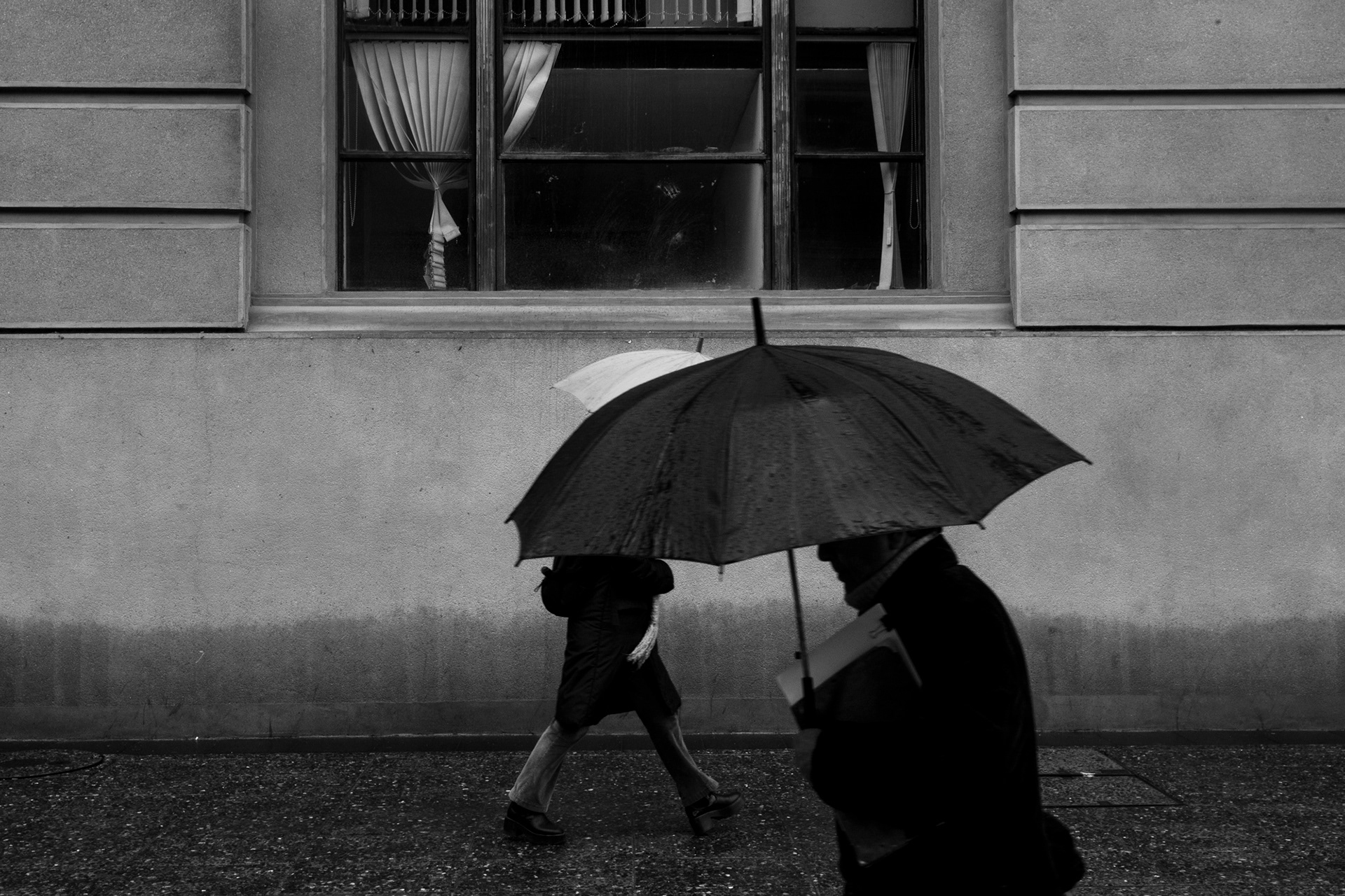 23 de agosto 2023 / SANTIAGO Lluvias en la capital del país.