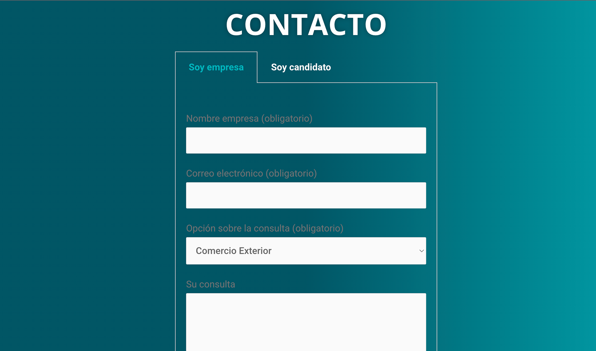 Tetris - Upgraded contact form