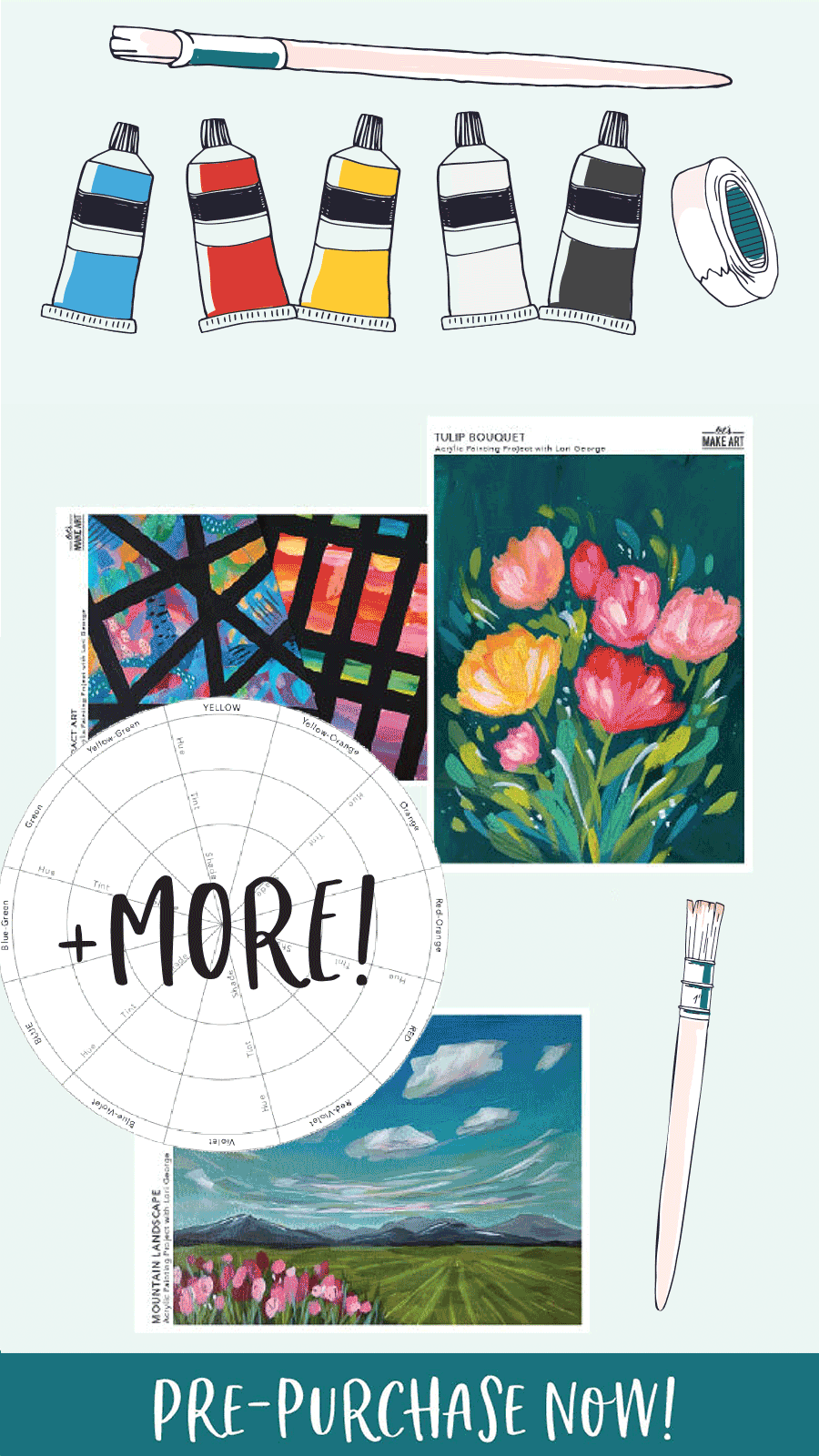 Let's Make Art Acrylic Box Social Media Announcment