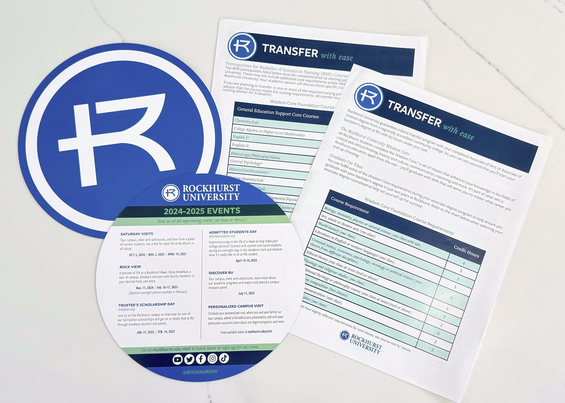 Transfer and New Student Handouts