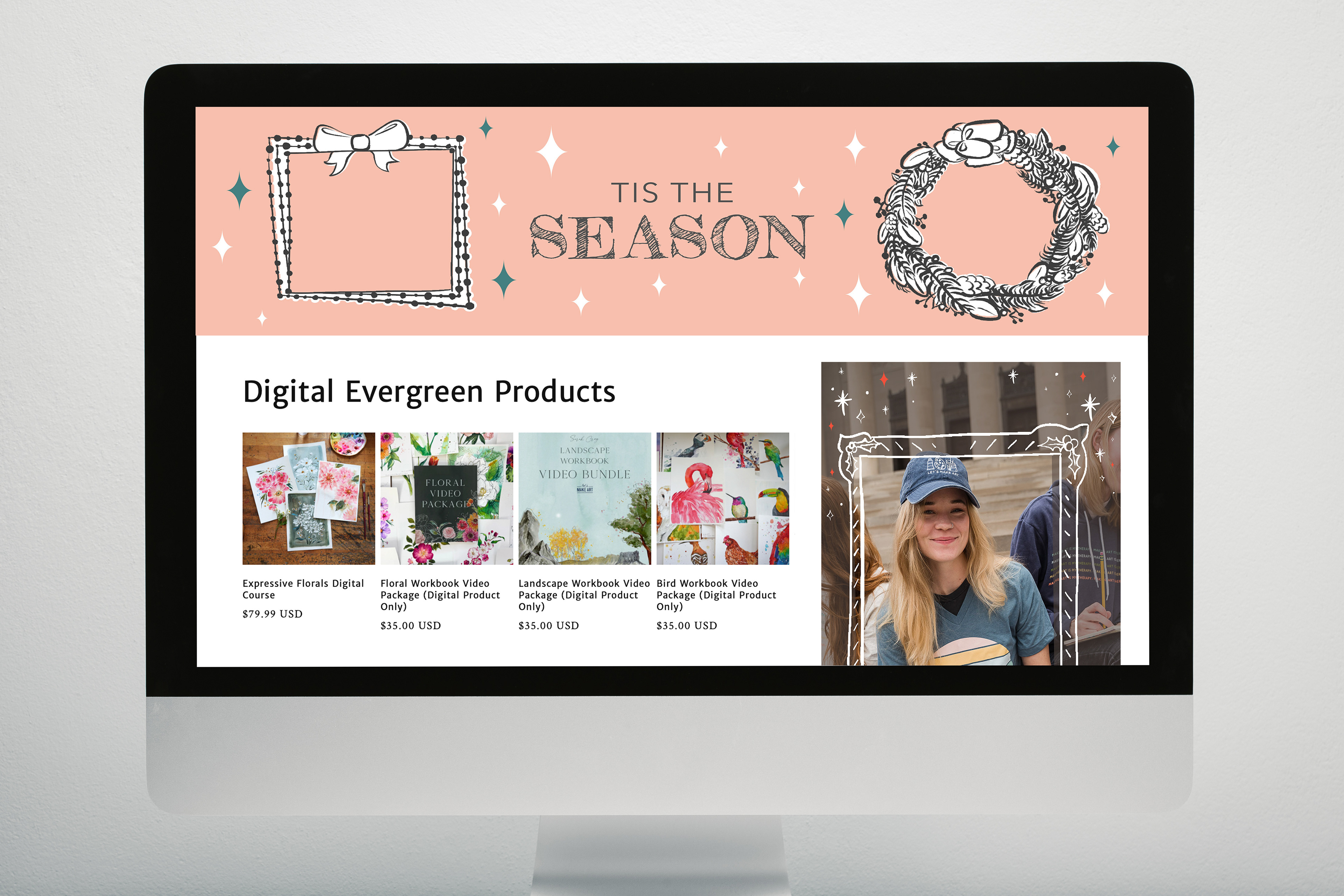 Holiday Banner and Lifestyle Image