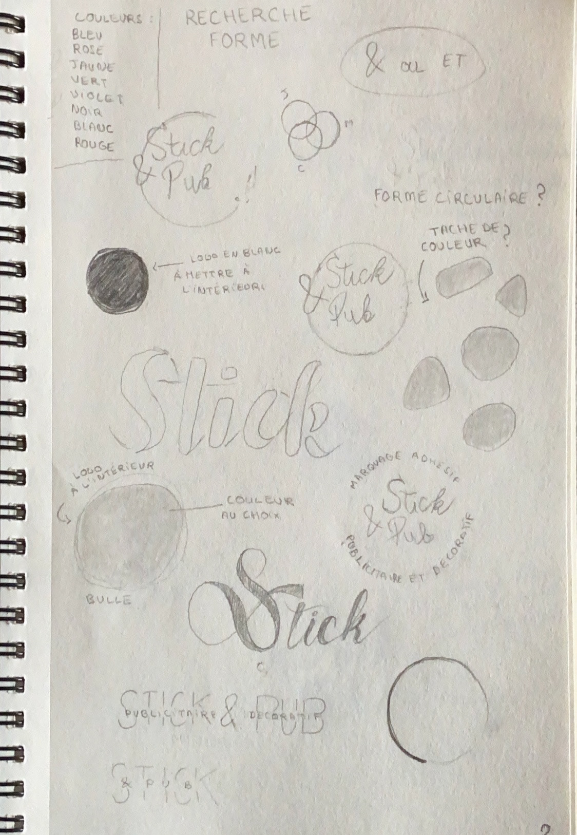 Recherche logo Stick & pub