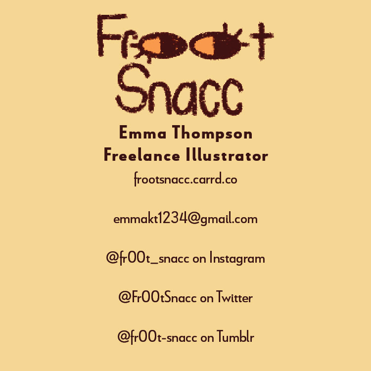 Back view of a concept for my business card