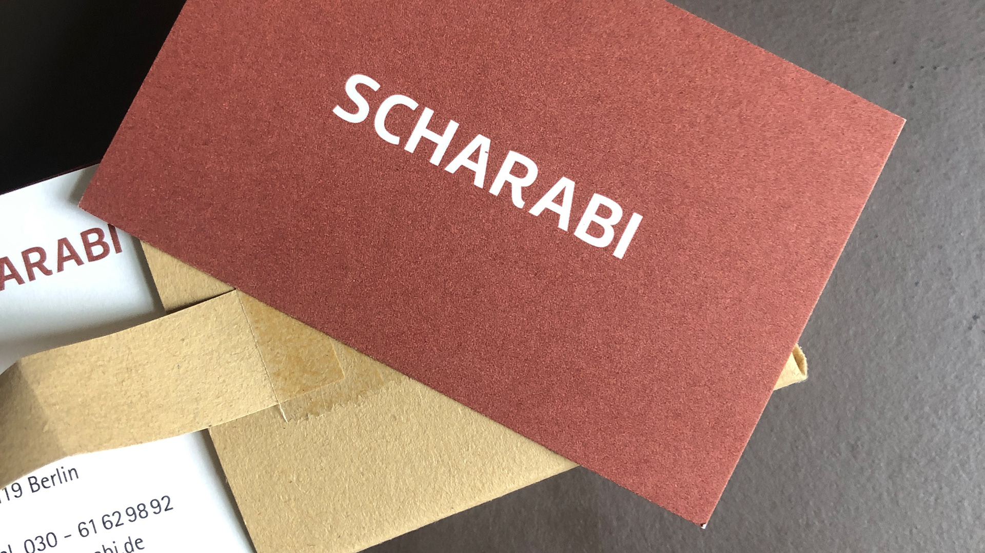 scharabi archtitekten visitenkarte