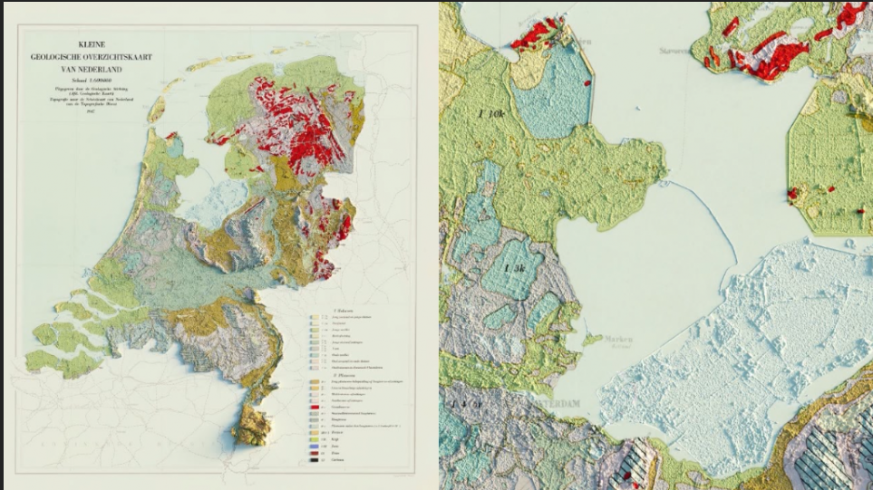 Muir Way relief maps