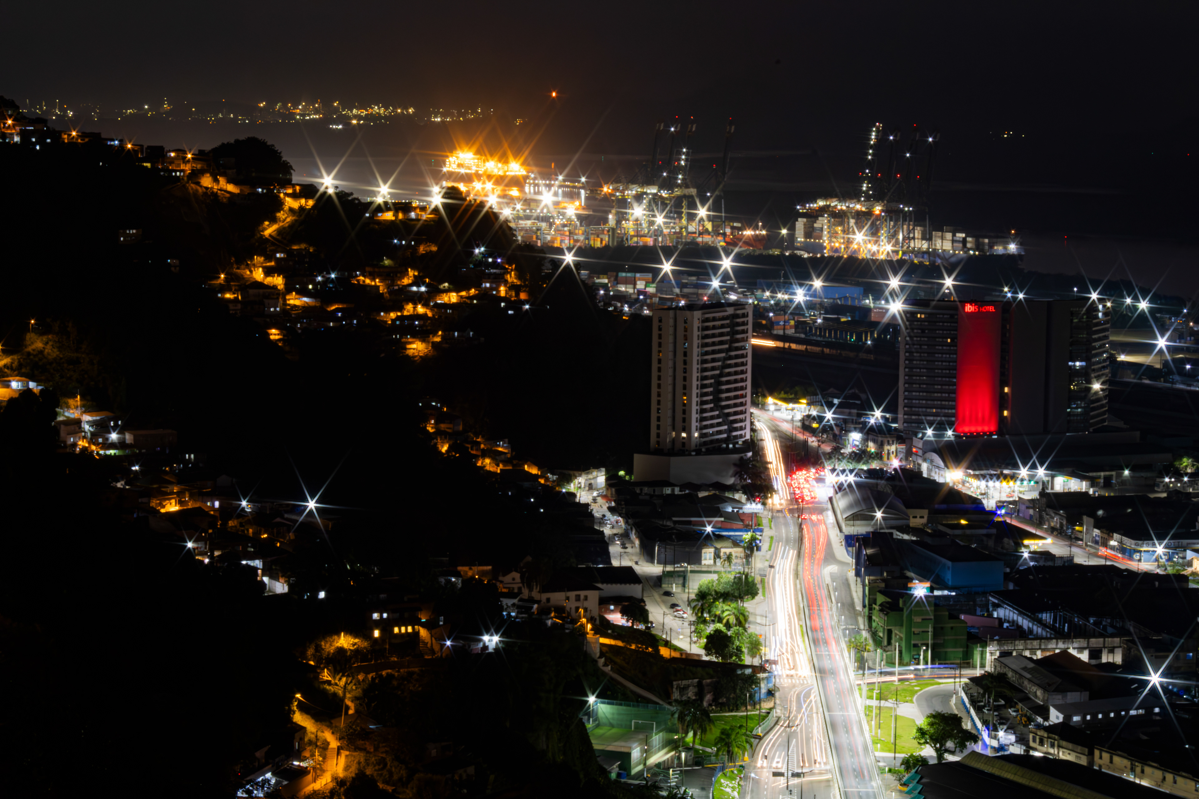 Vista do Monte Serrat, Santos