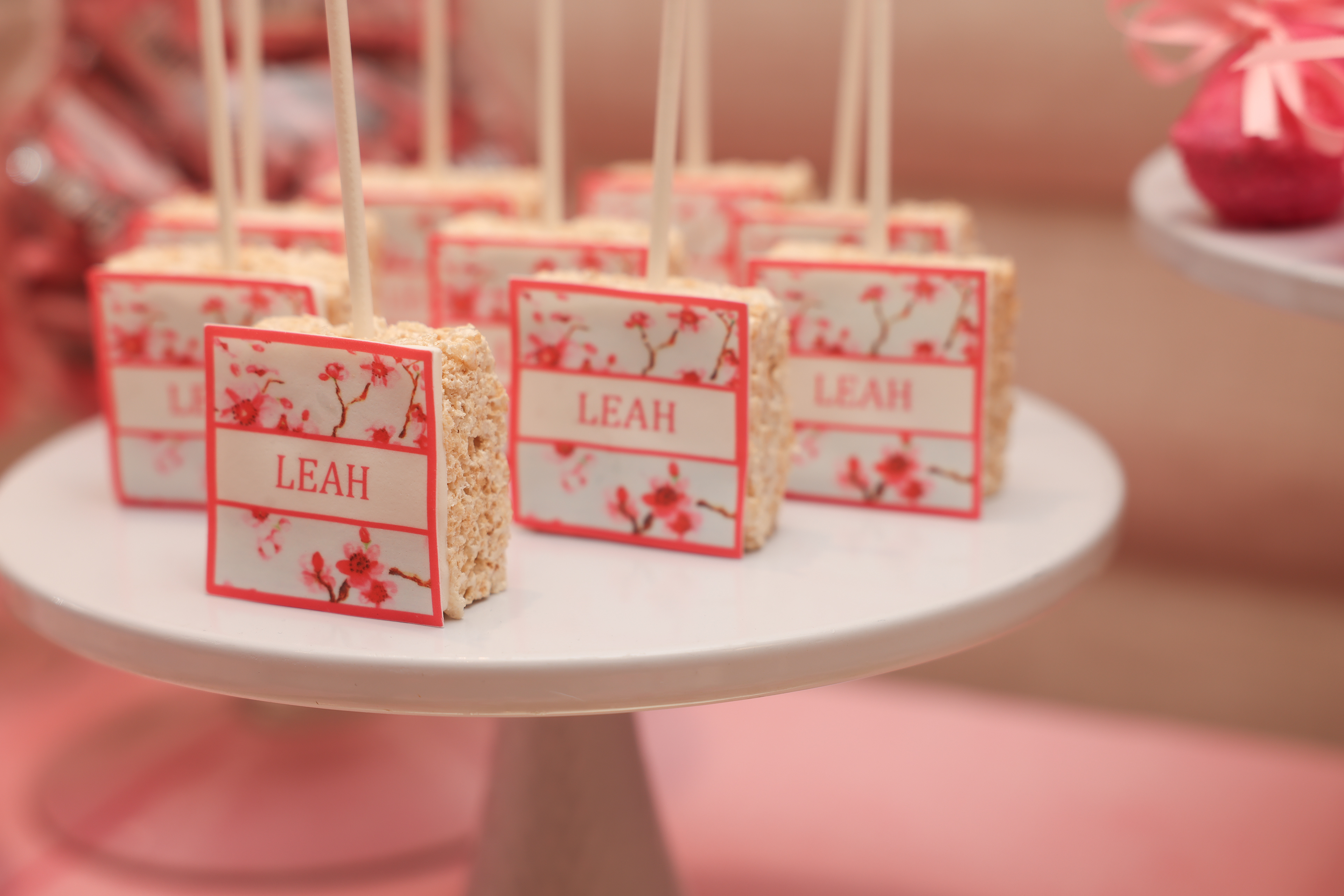 Bas Mitzva Rice crispy treats