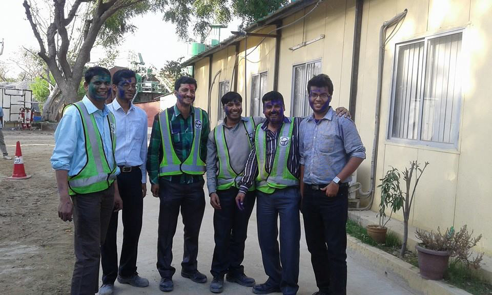 Holi at L&T Construction, New Delhi