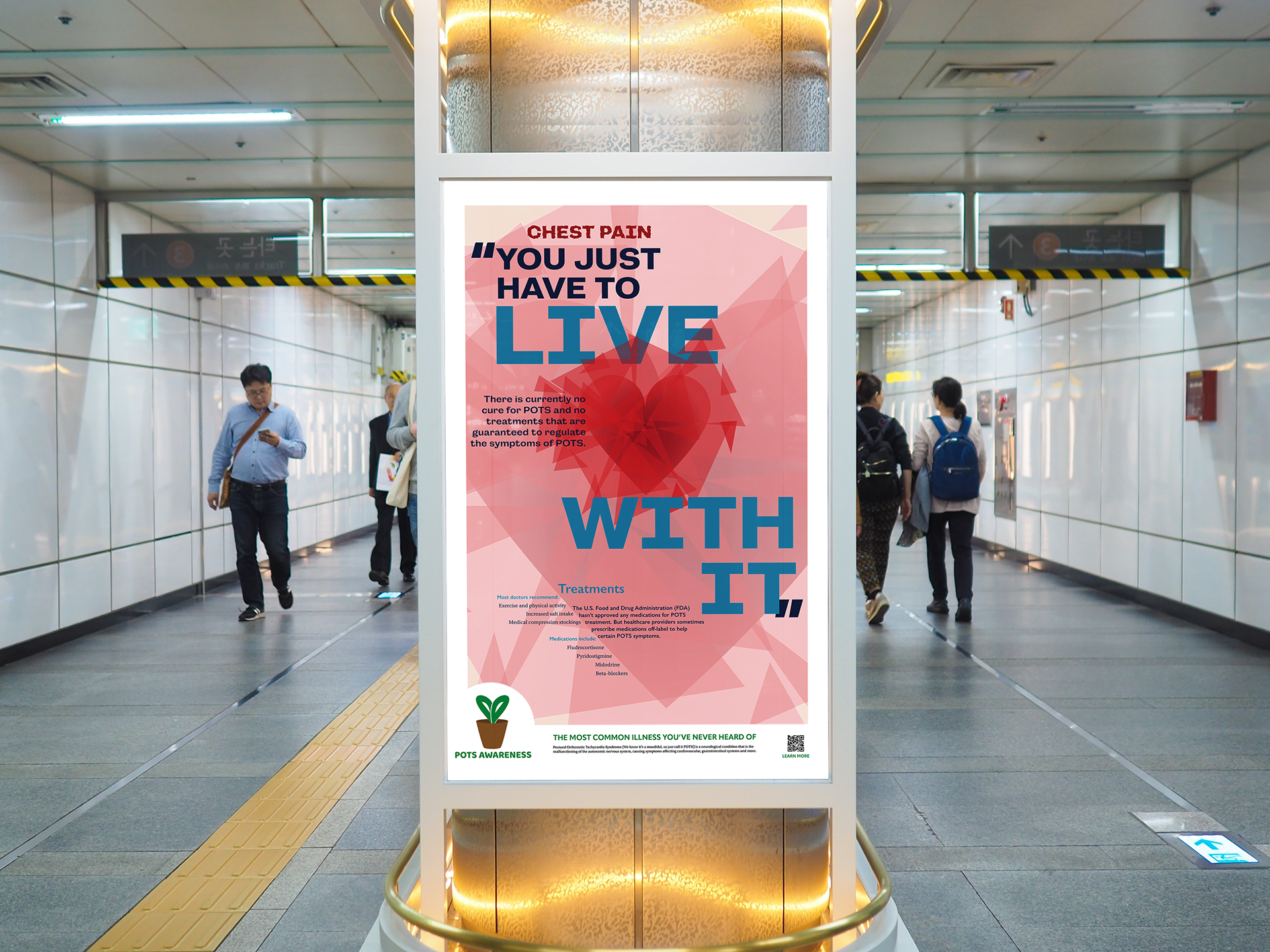 "You Just Have To Live With It" Full Text Version-Subway Mockup