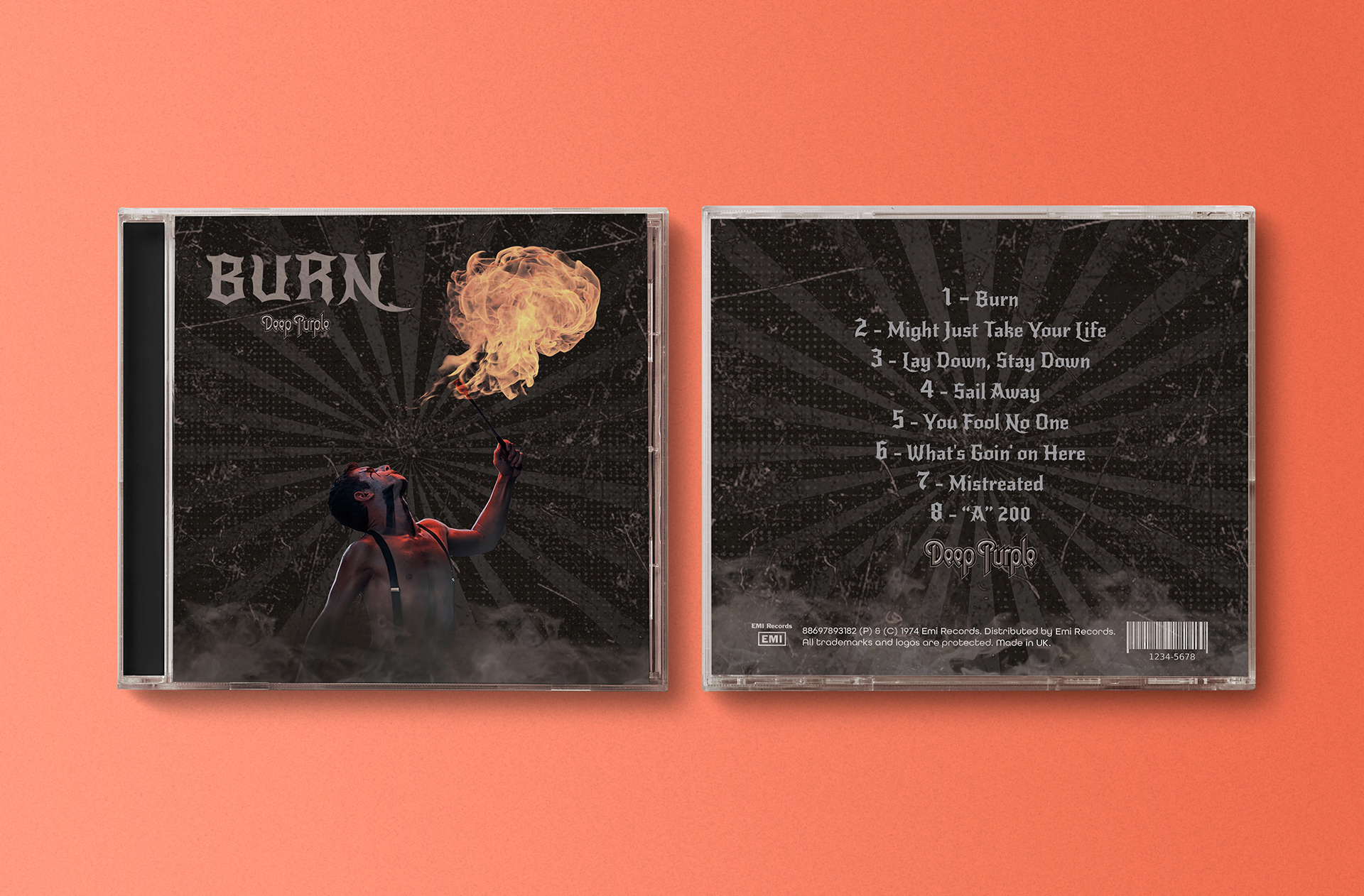 CD Deep Purple (Progetto accademico)