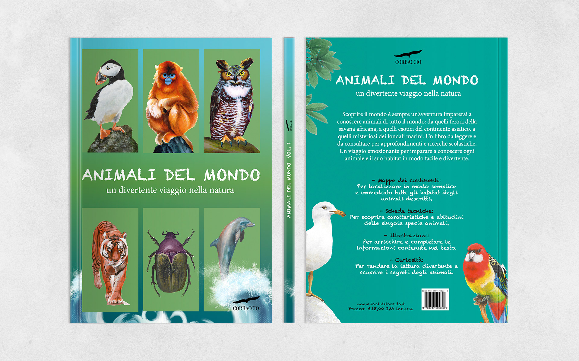 Copertina libro per bambini (Progetto accademico)